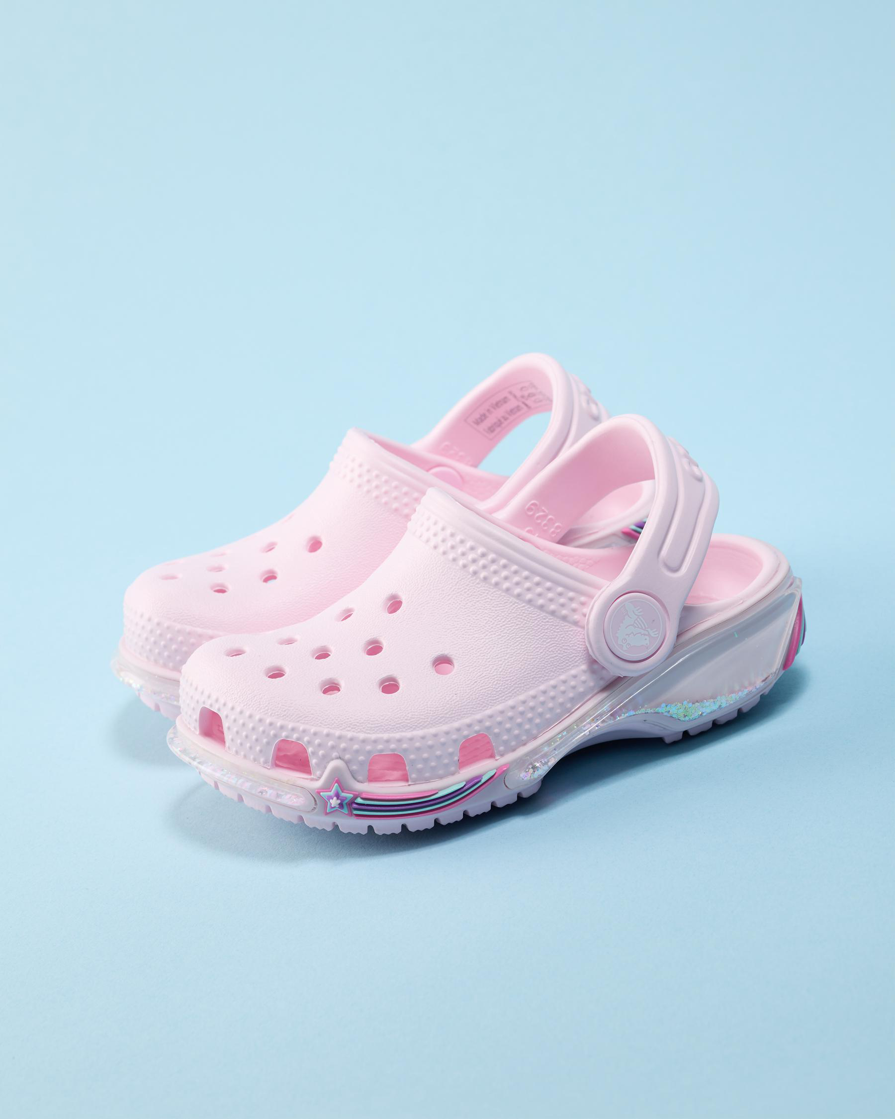 Toddlers' Classic Star Sparkle Clogs