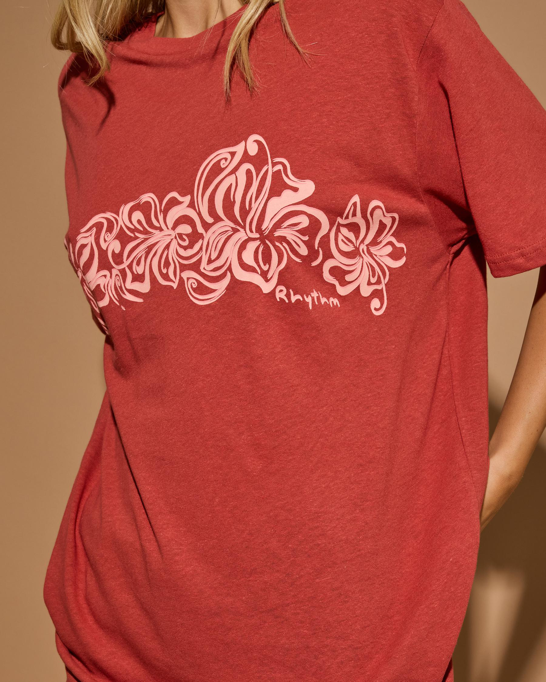Hibiscus Oversized T-Shirt