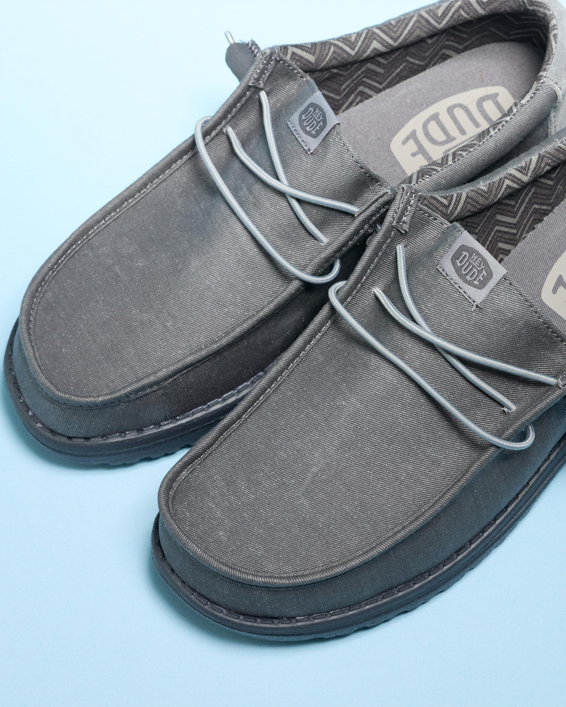 Wally Stretch Canvas Block Shoes