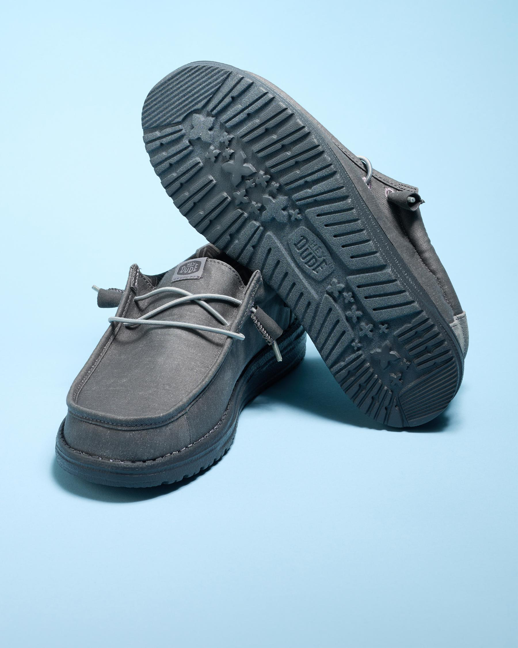 Wally Stretch Canvas Block Shoes