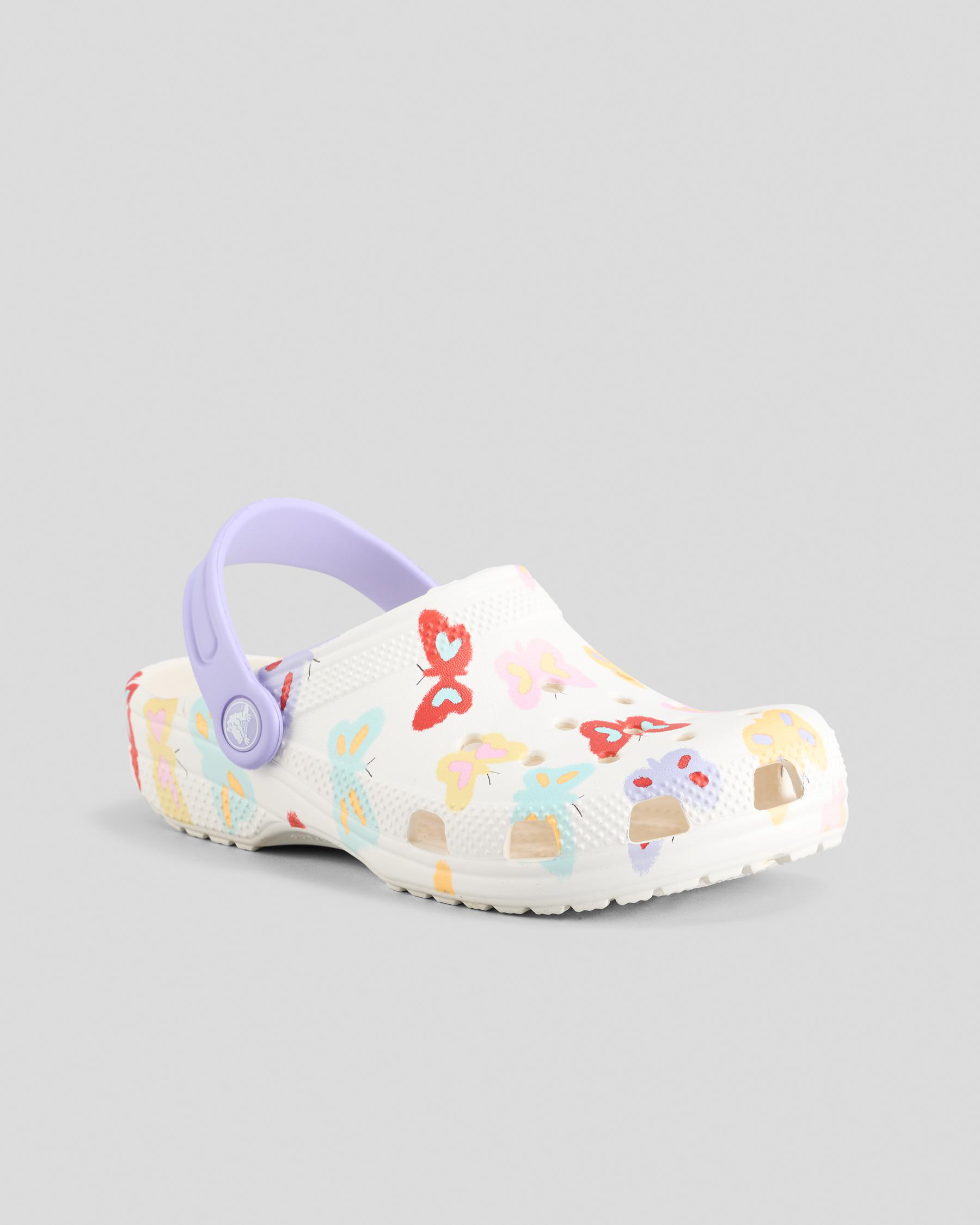 Kids' Classic Butterfly Graphic Clogs