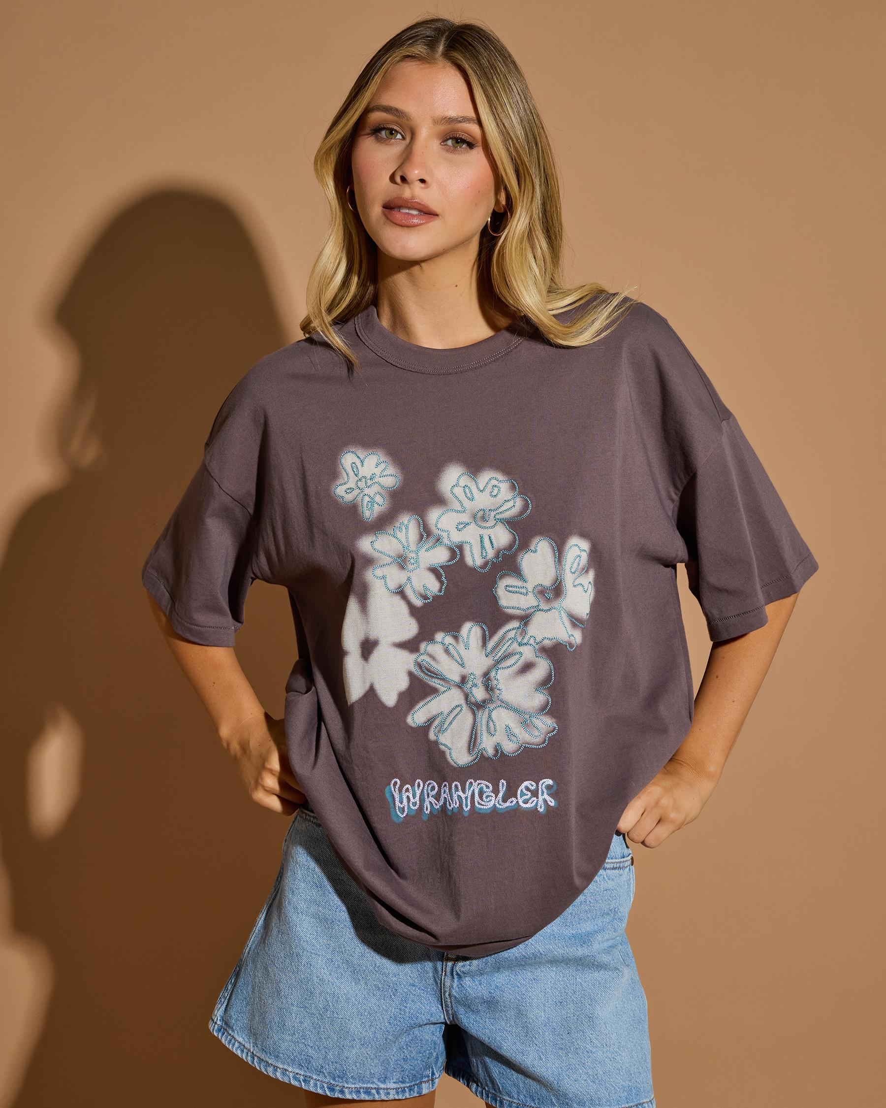 Floral Fade Boxy Slouch T-Shirt
