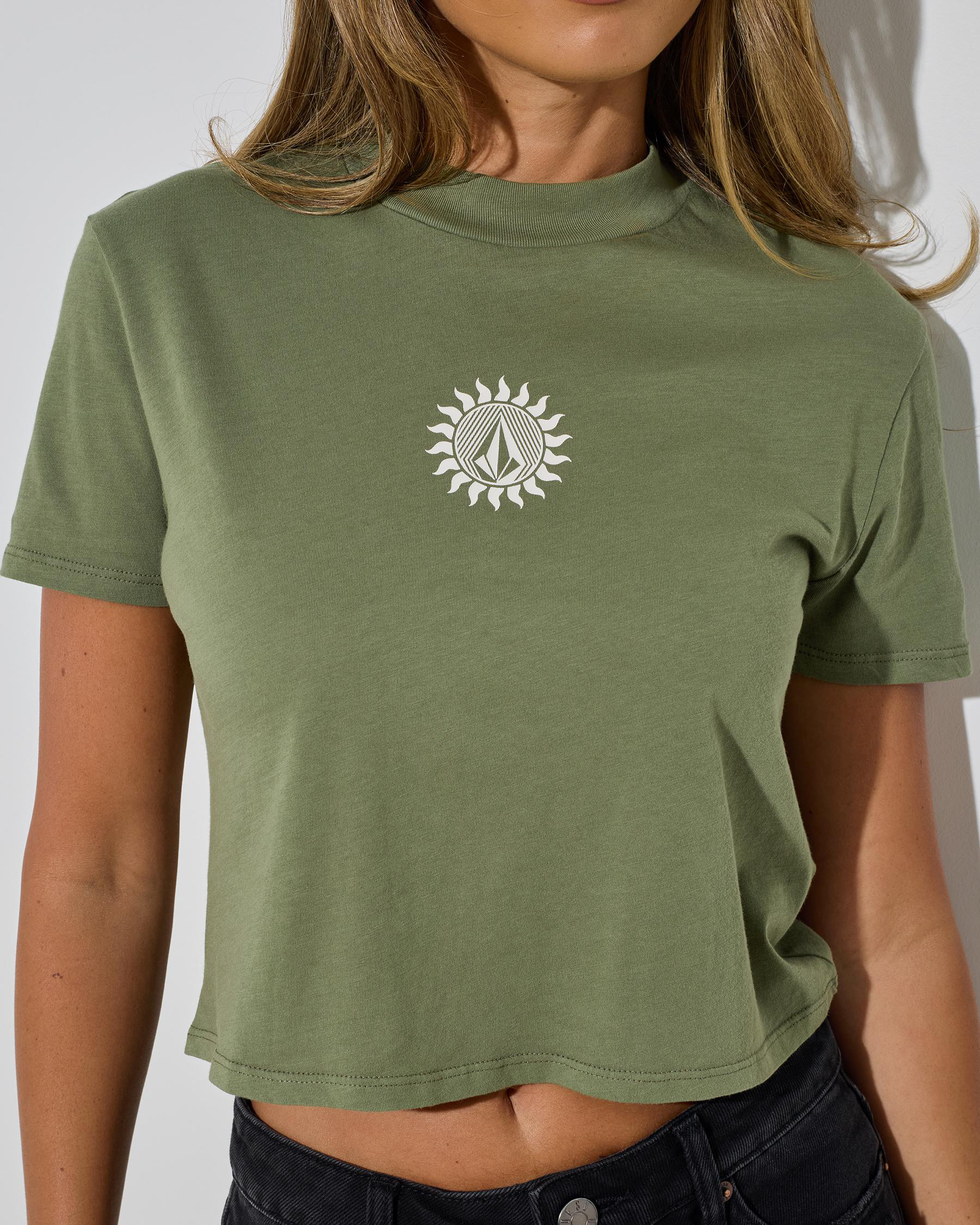 Dial Cropped T-Shirt