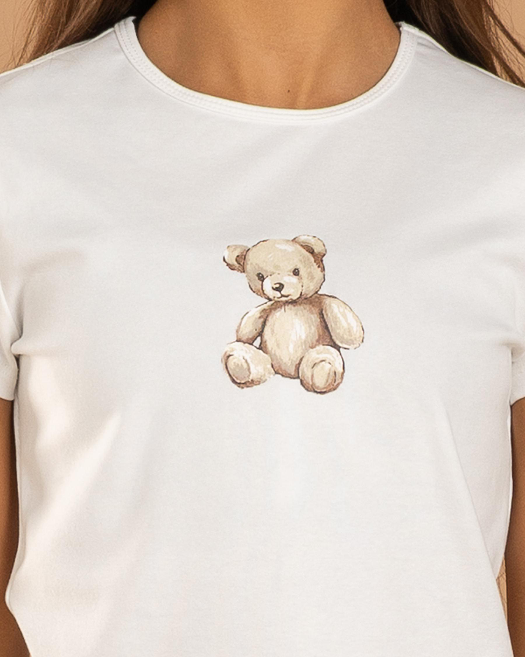 Girl's Teddy Bear Top
