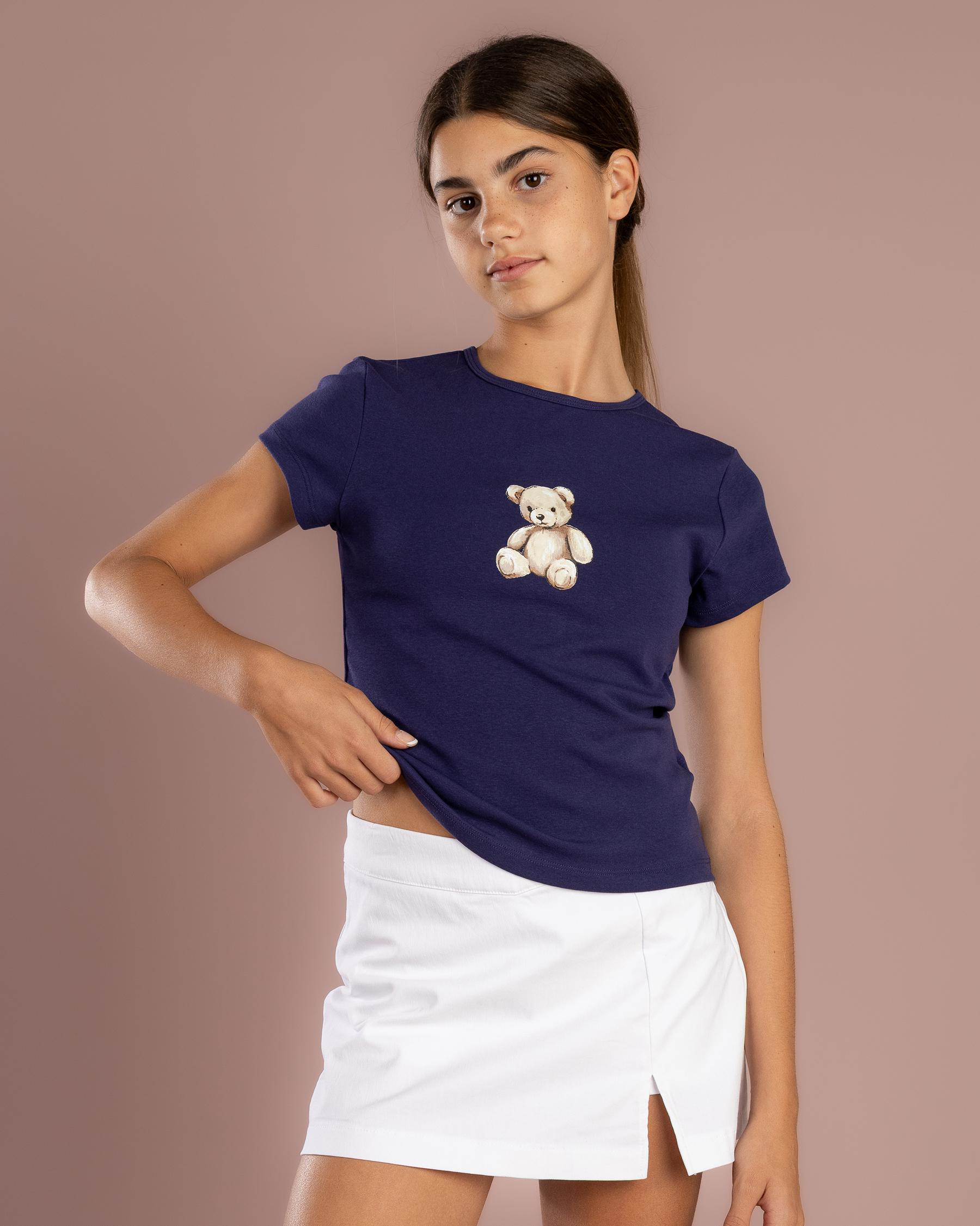 Girl's Teddy Bear Top