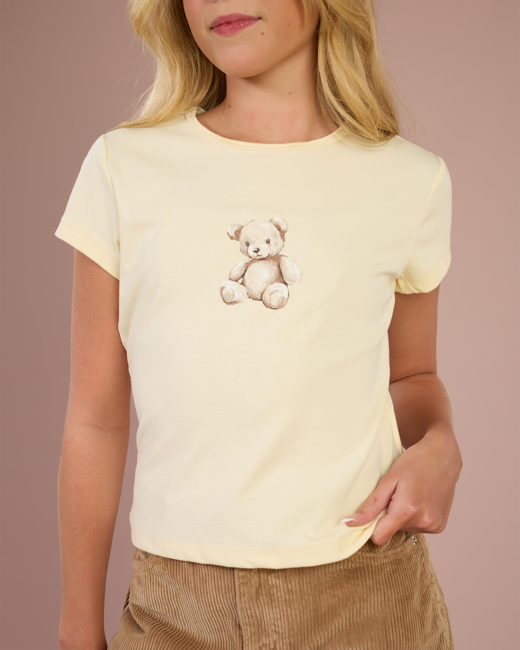 Girl's Teddy Bear Top