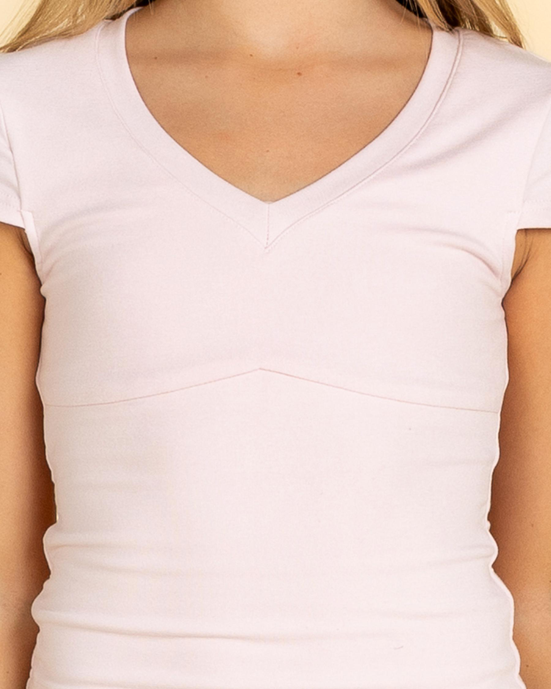 Indie Basic V Neck Top