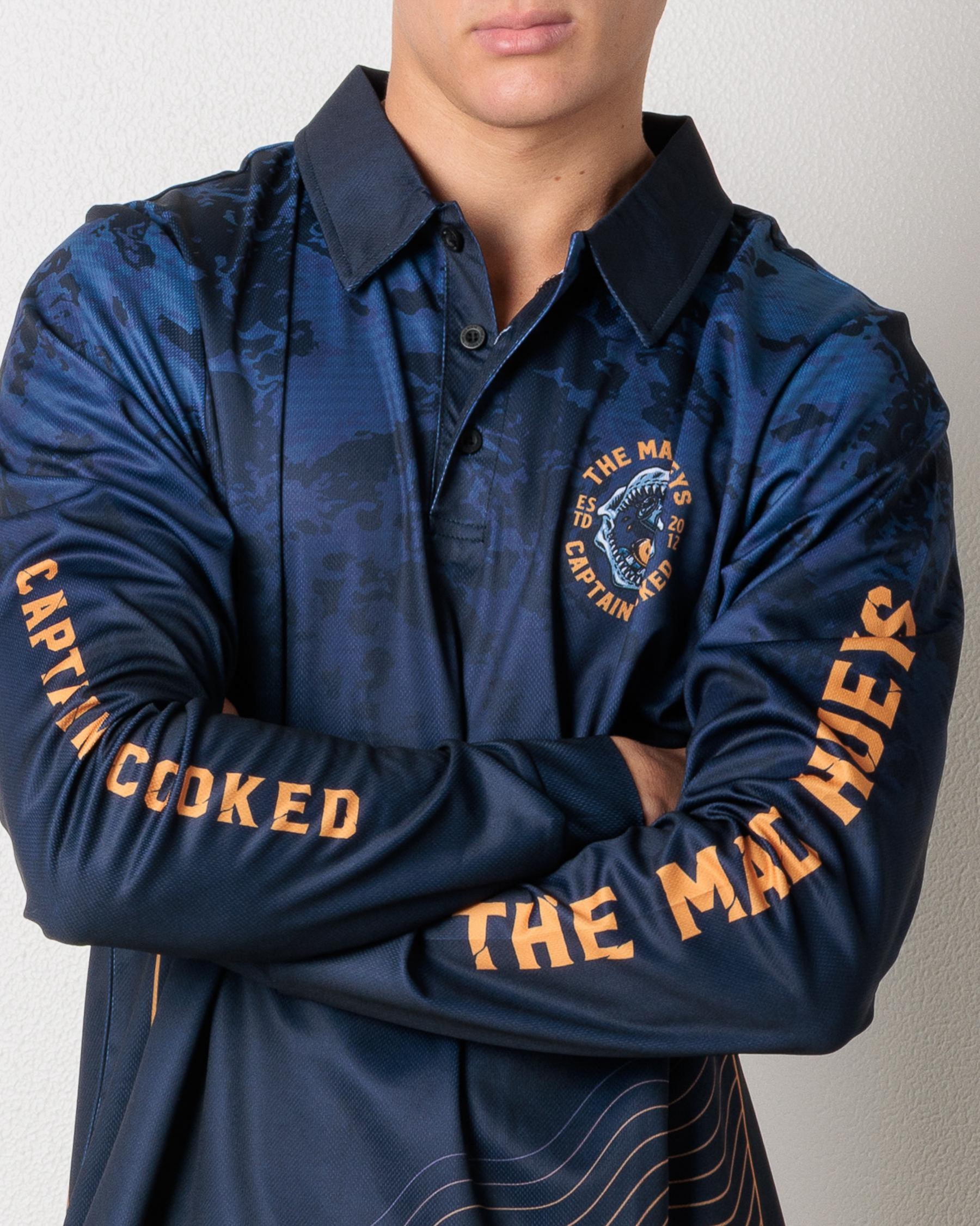 Captain Cooked Jaws Fishing Shirt