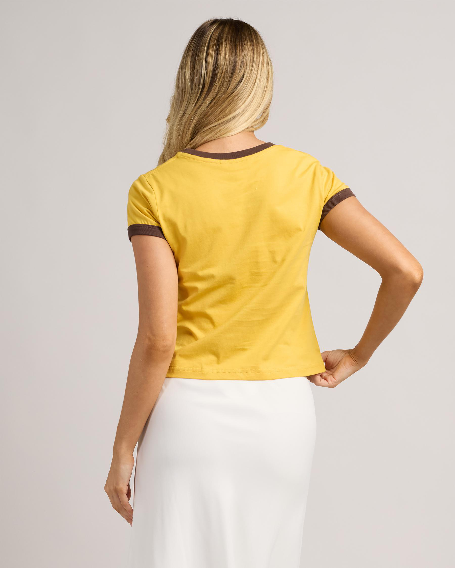 La Cabana Contrast Ringer Mini T-Shirt