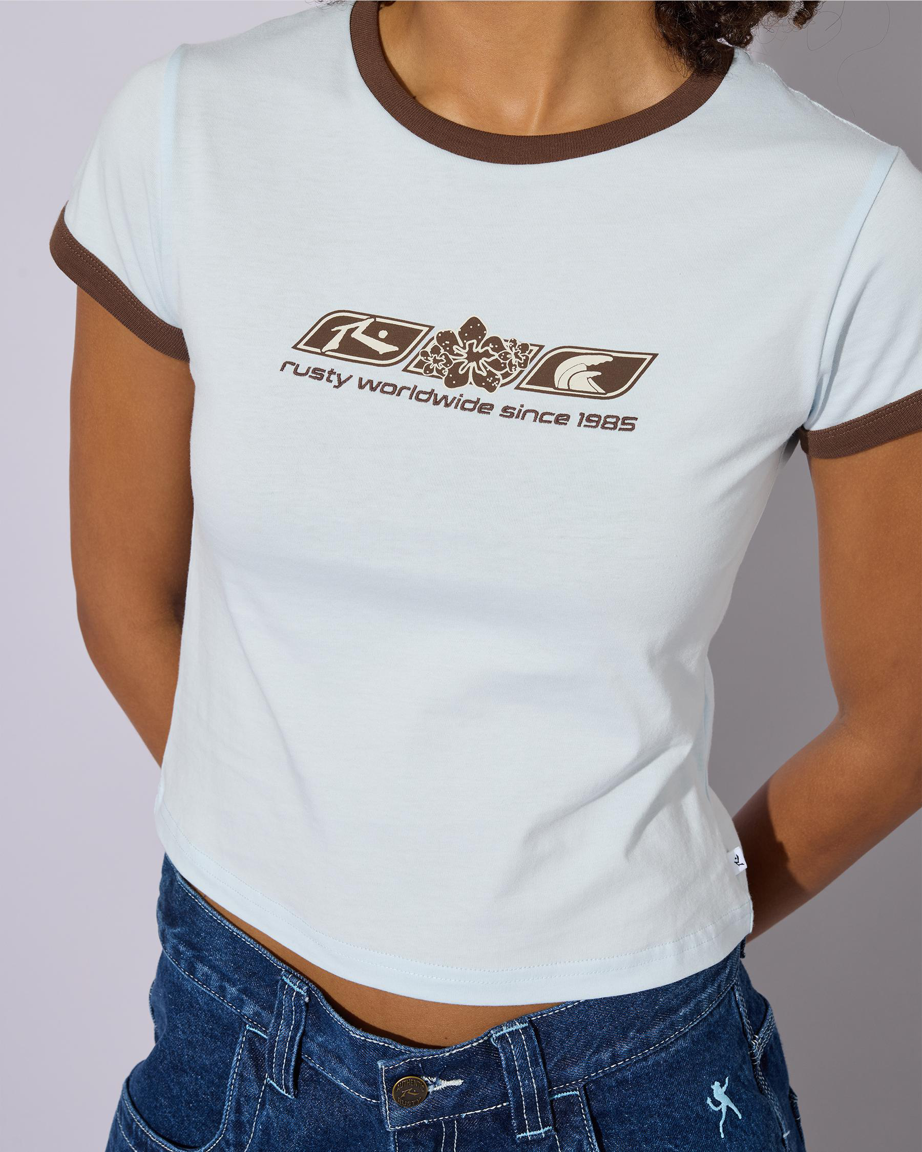 Snapper Contrast Ringer Mini T-Shirt