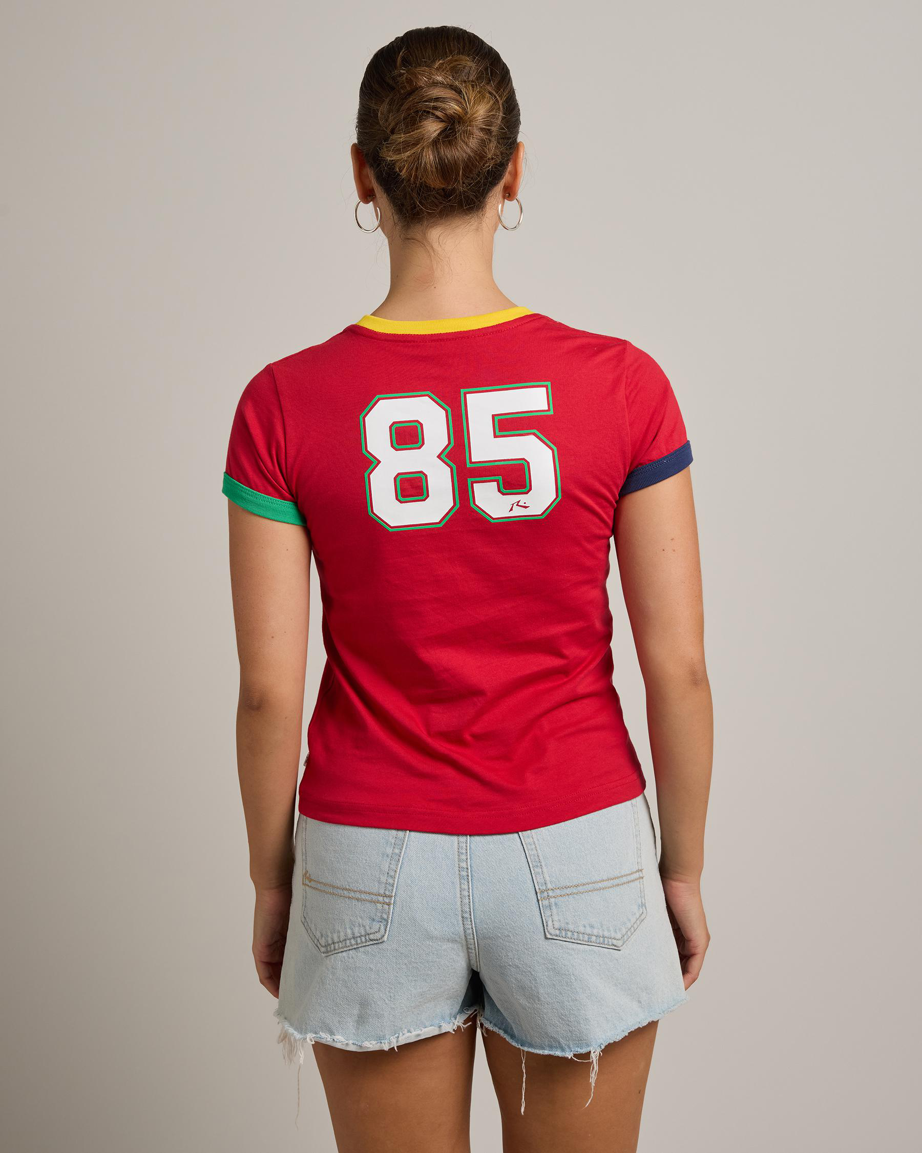 3 Tone Contrast Ringer Baby Tee