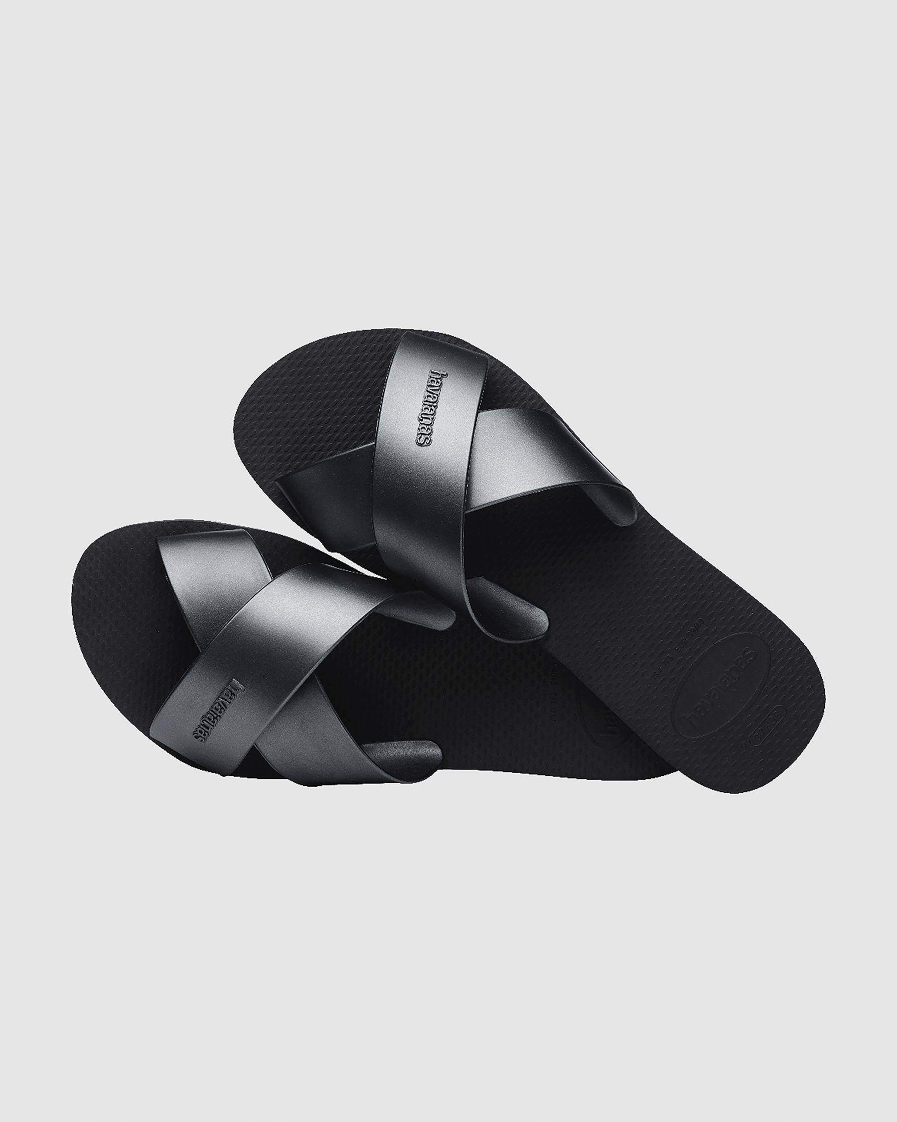 Aqua Metallic Sandals