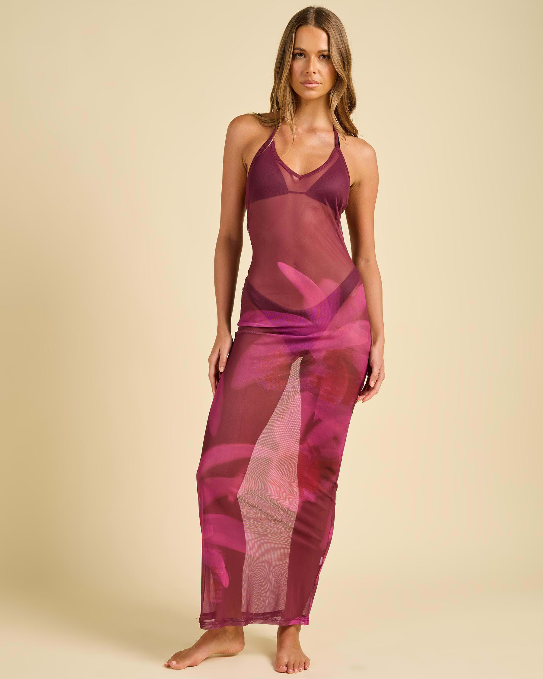 Haven Mesh Long Cover Up