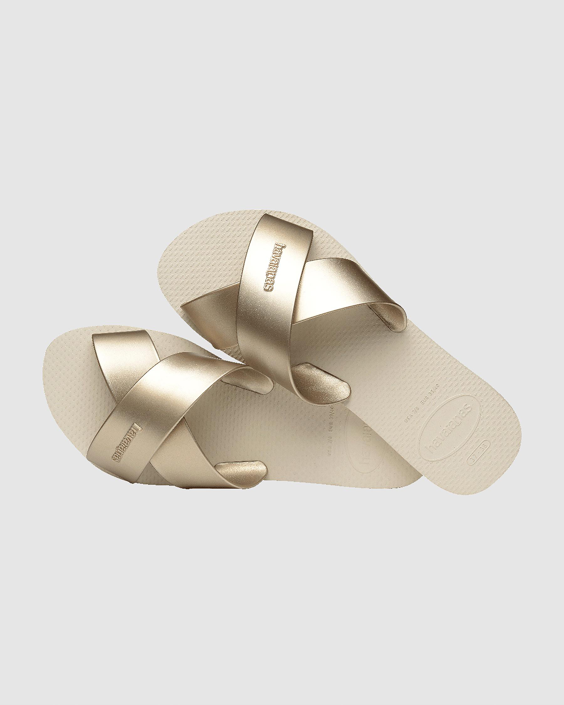 Aqua Metallic Sandals