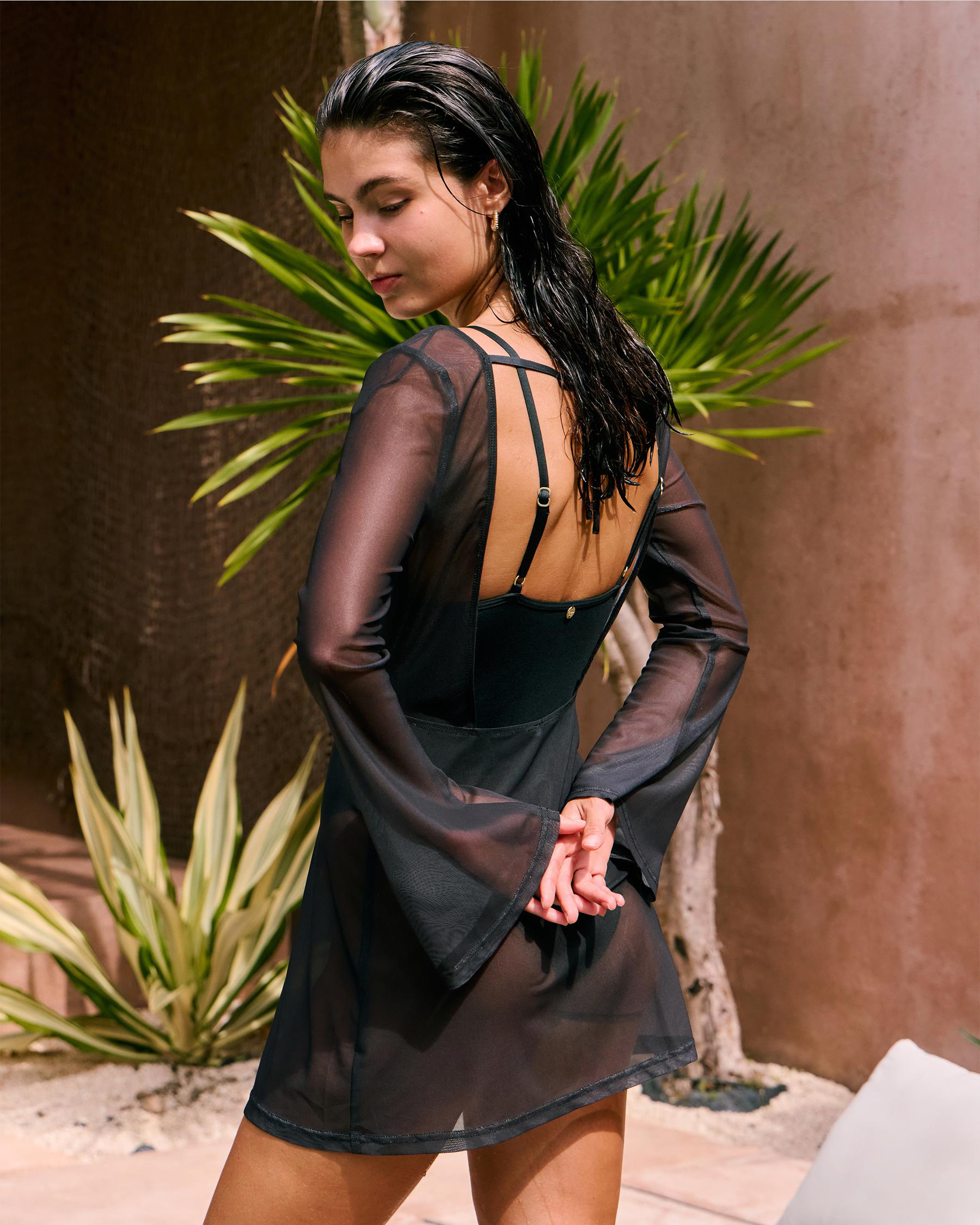 Paradise Mesh Cover Up