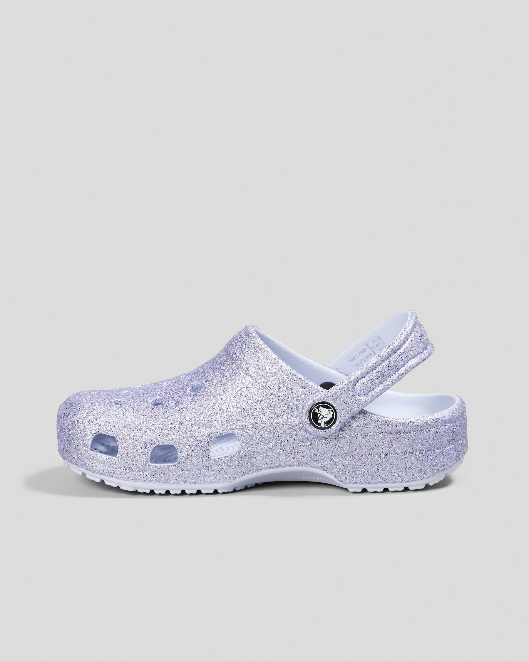 Kids Glitter Clogs