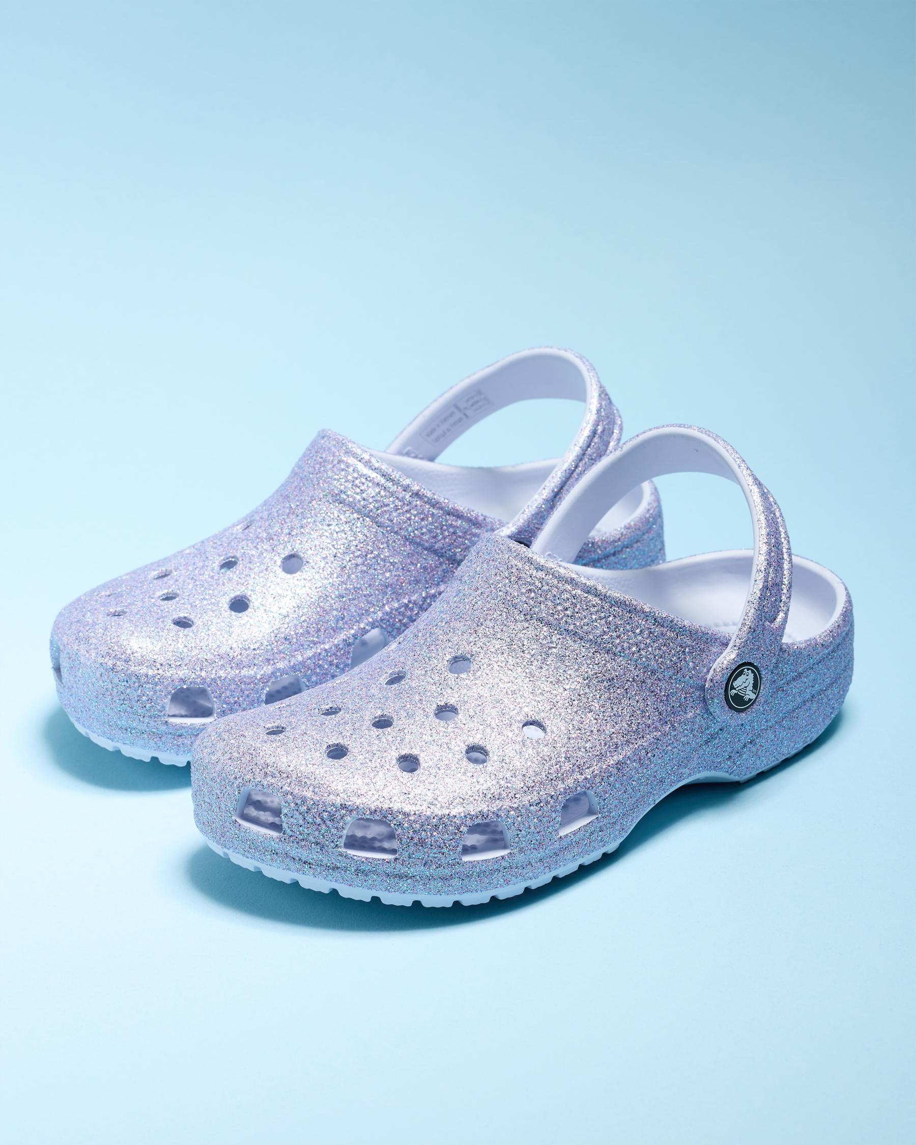 Kids Glitter Clogs