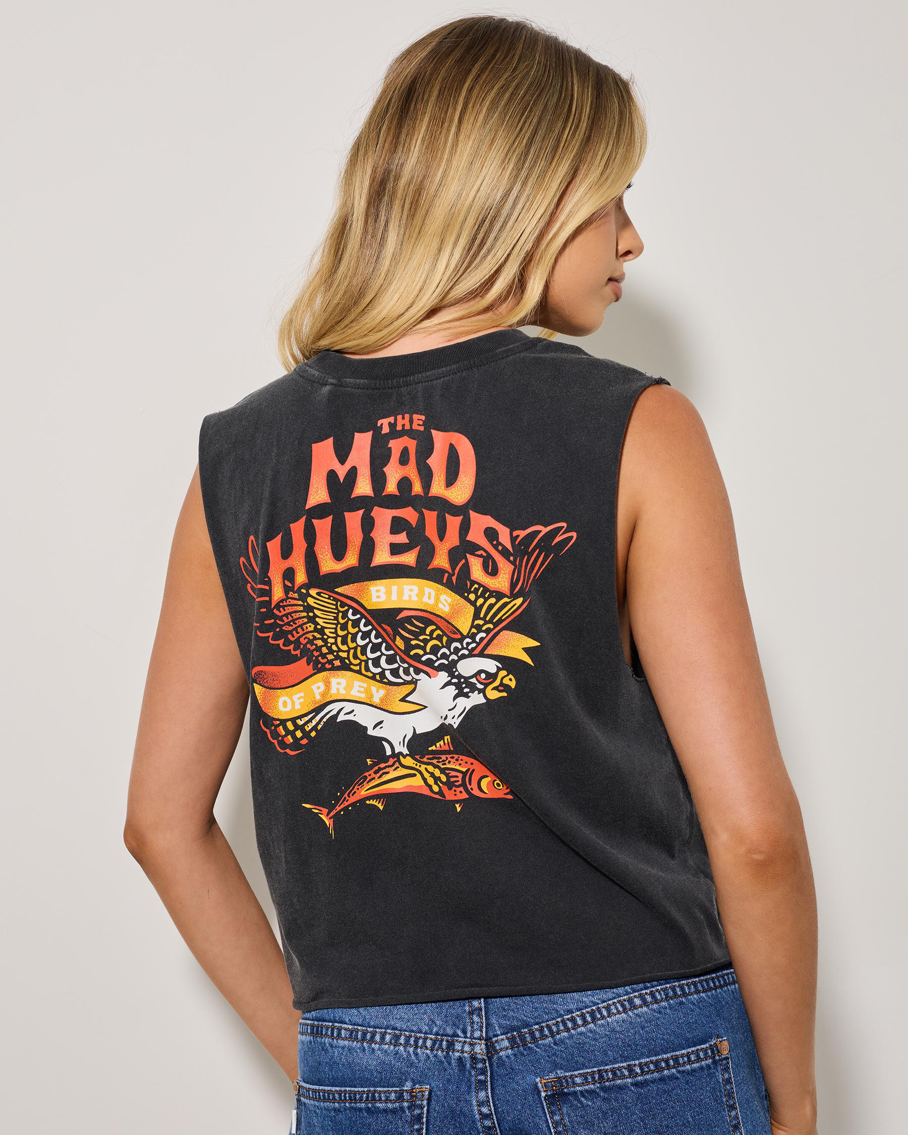 Birds Of Prey Crop Muscle Tank Top
