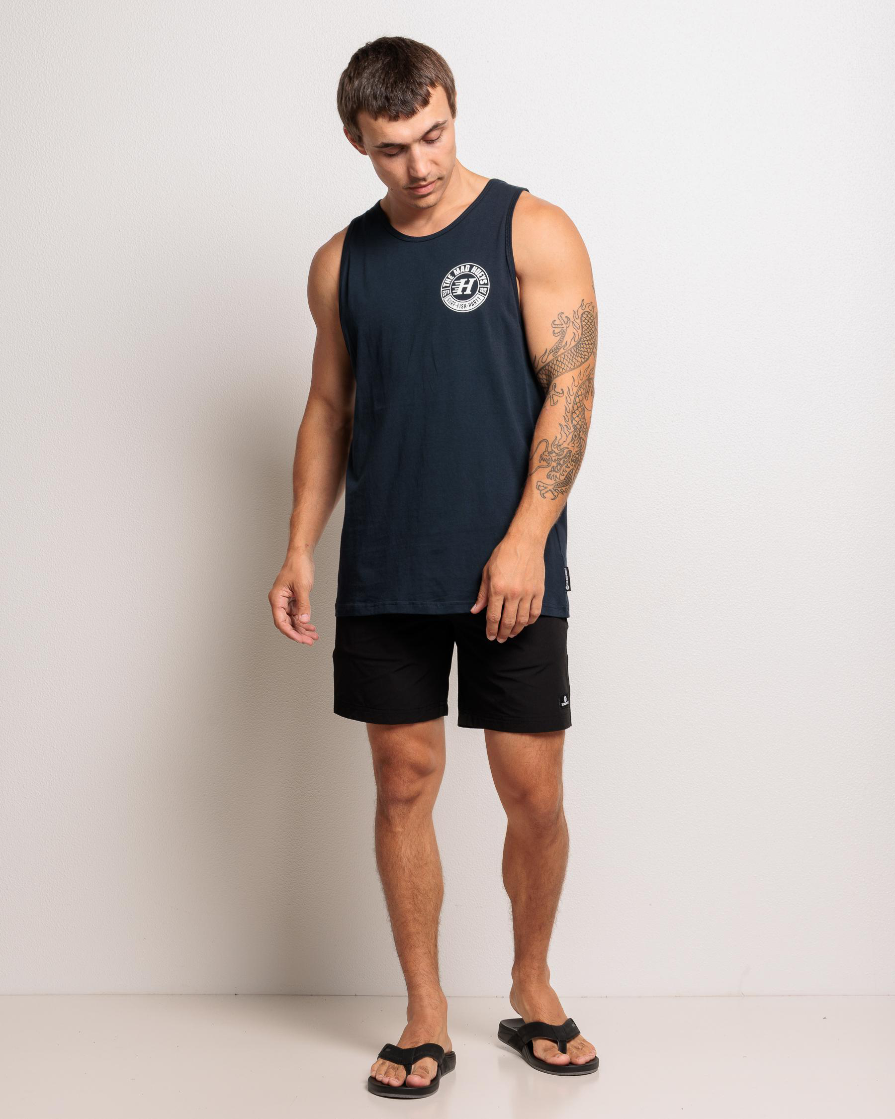 Living Hueys Singlet Tank