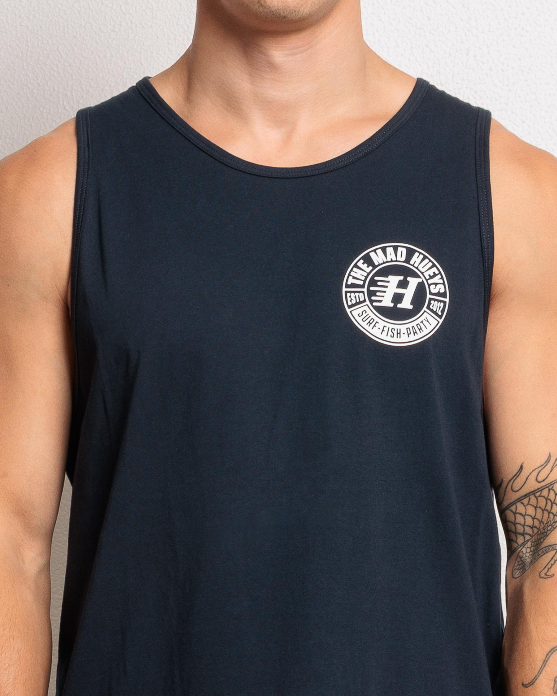 Living Hueys Singlet Tank
