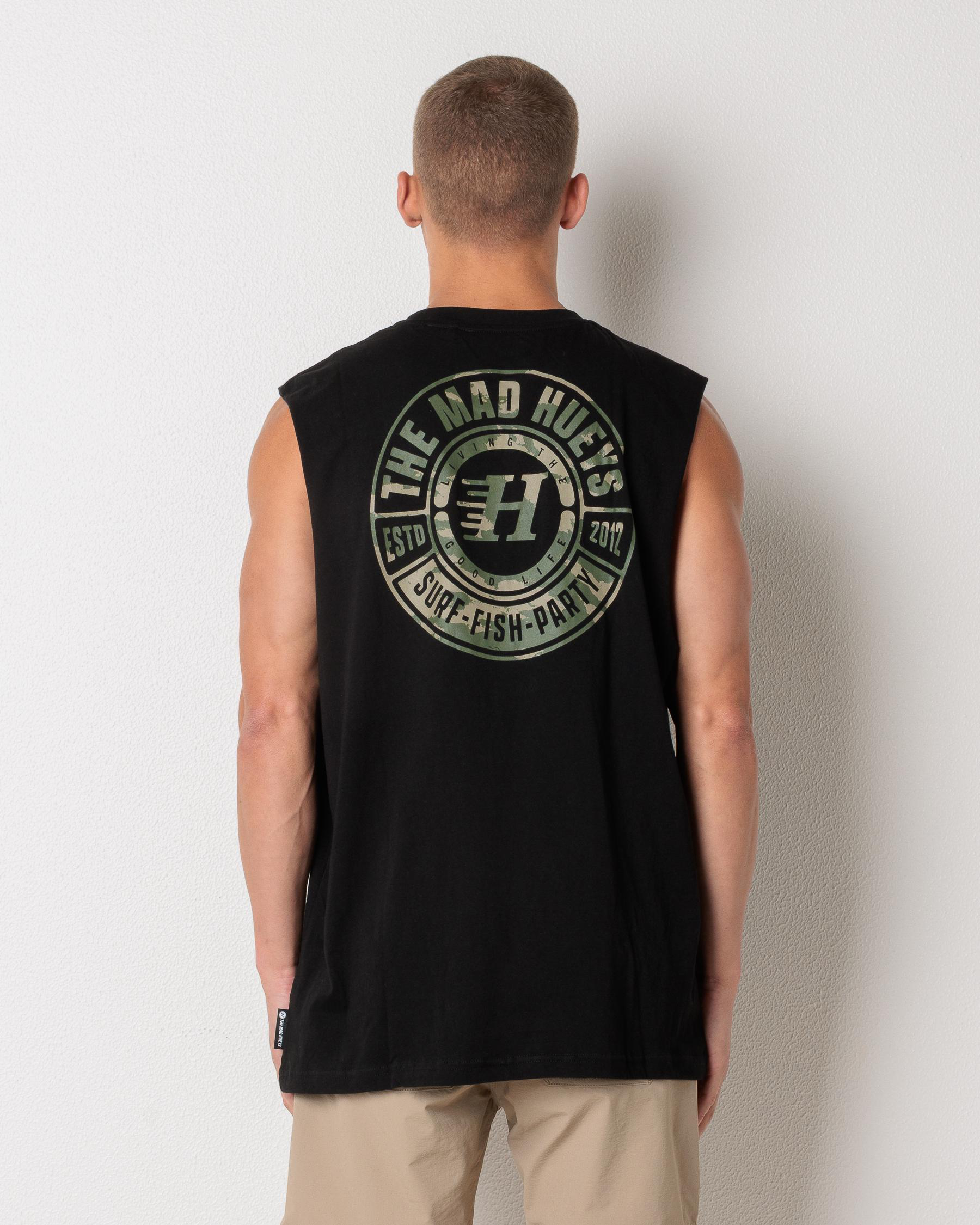 Living Hueys Muscle Tank