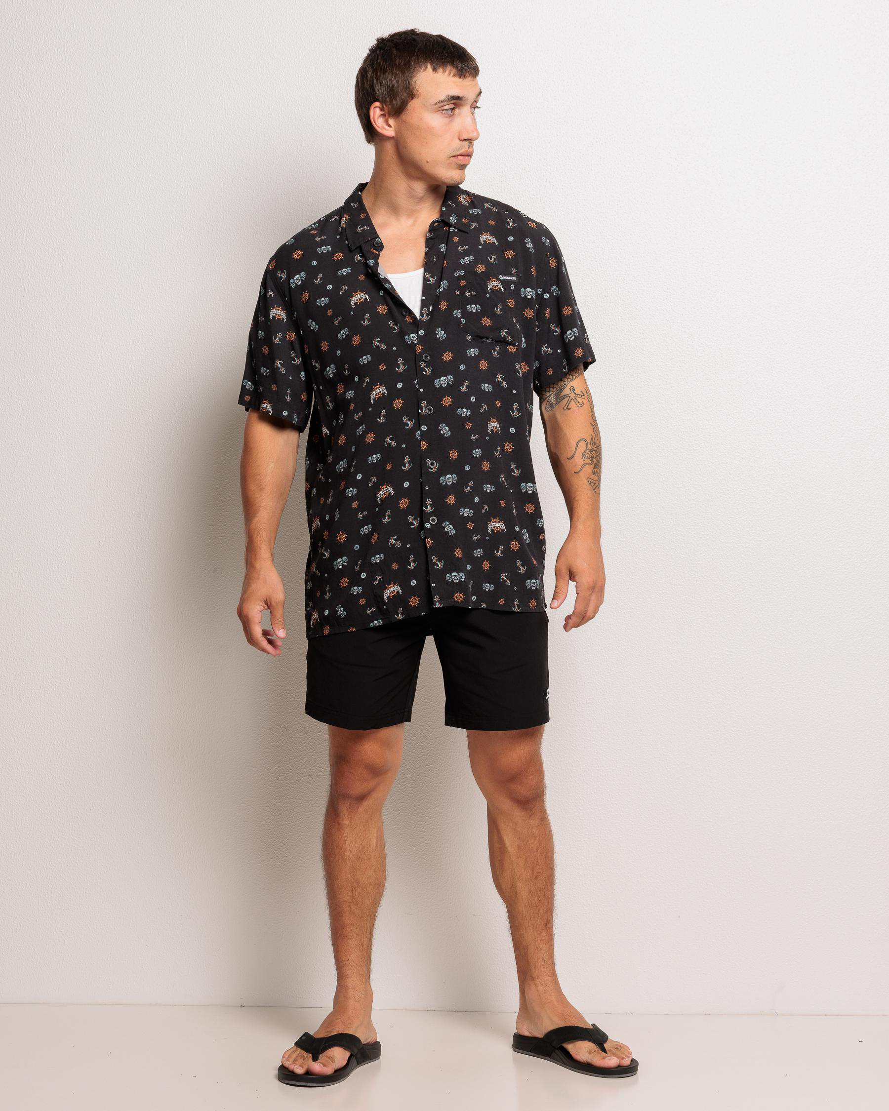 Triple Anchor Short Sleeve Shirt