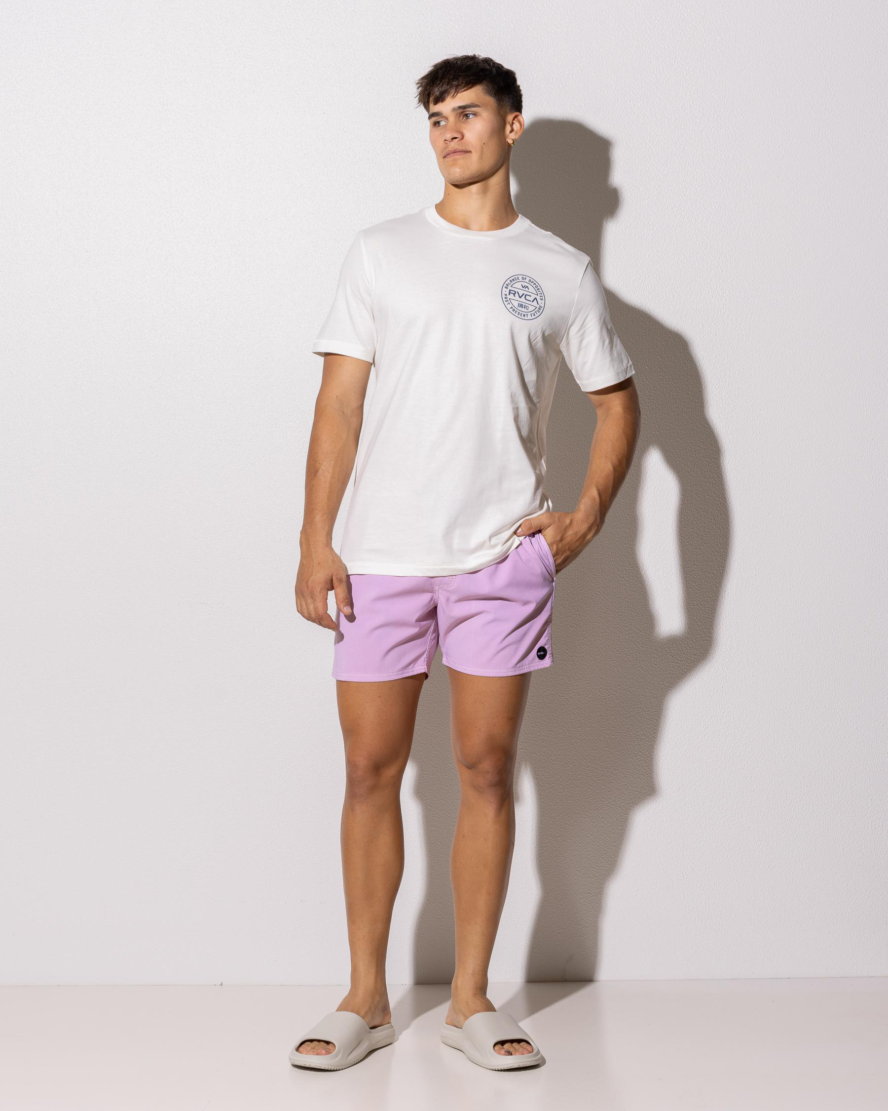 Pigment Elastic Waist Shorts