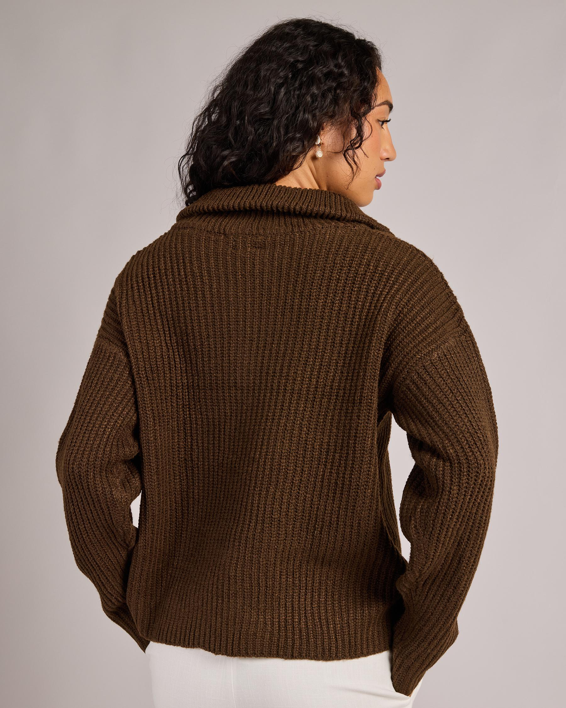 Payton Half Zip Knit Jumper