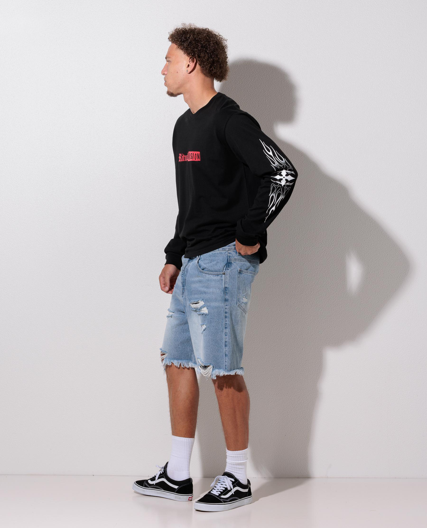 Flame Long Sleeve T-Shirt