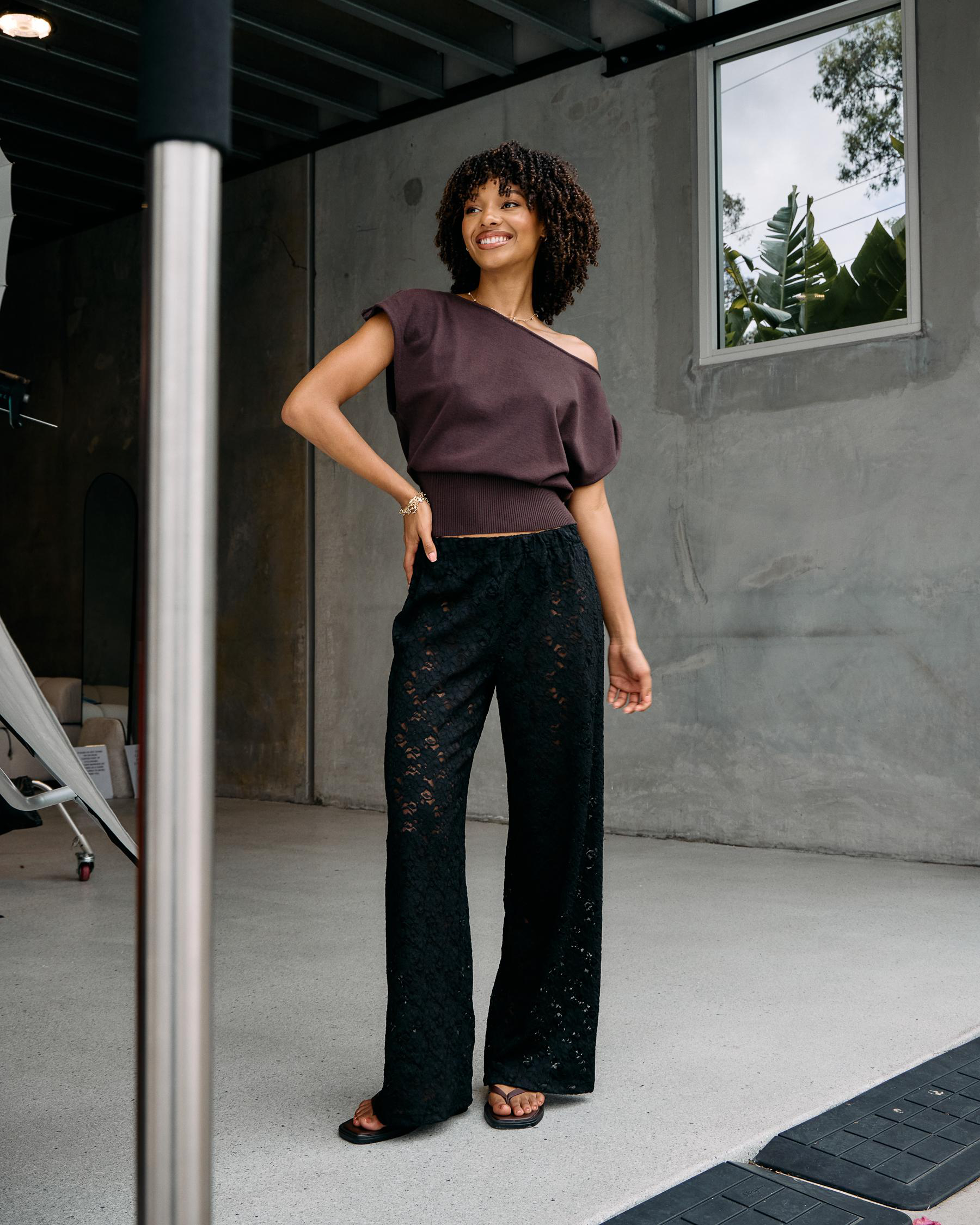 Meli French Lace Pants