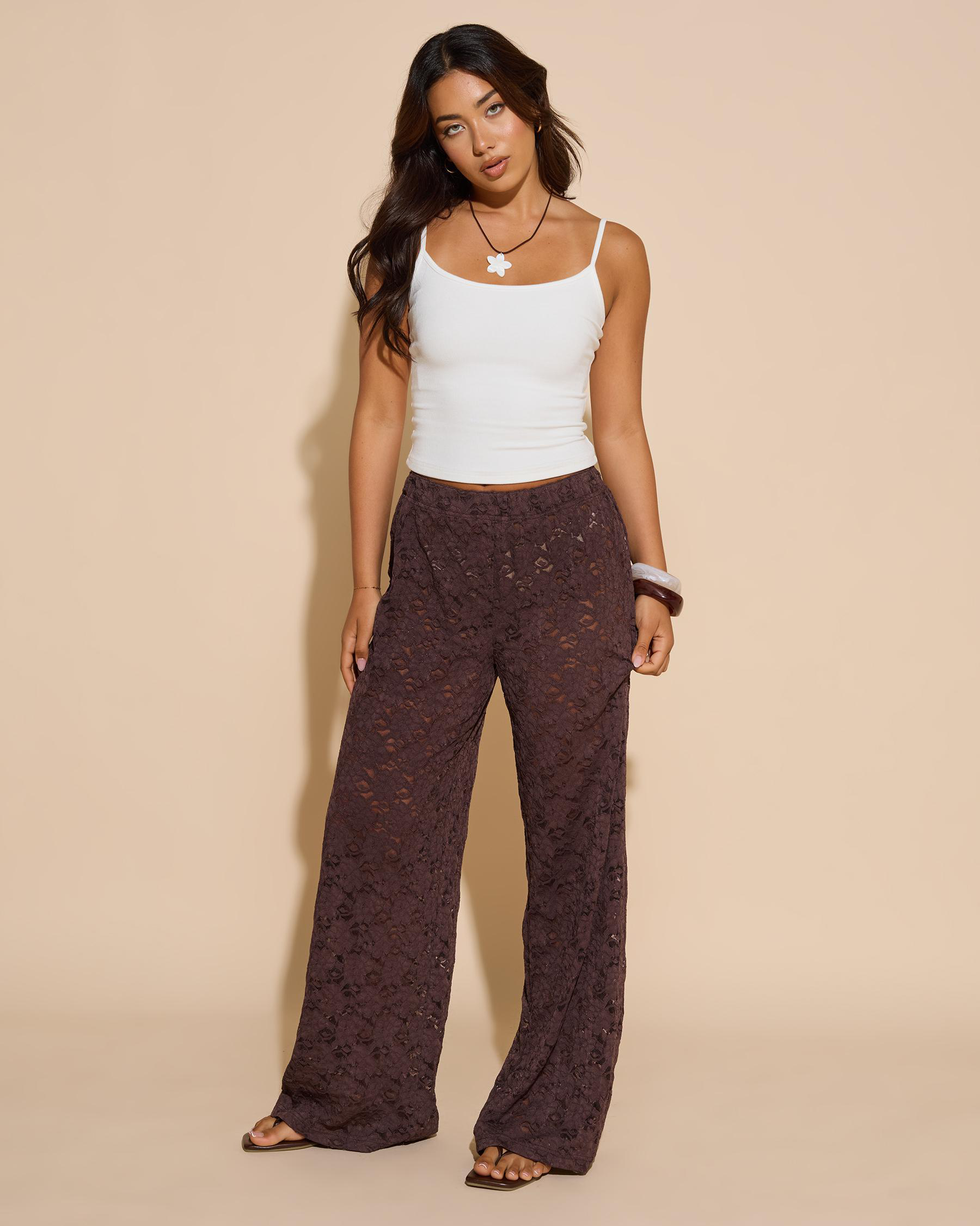 Meli French Lace Pants