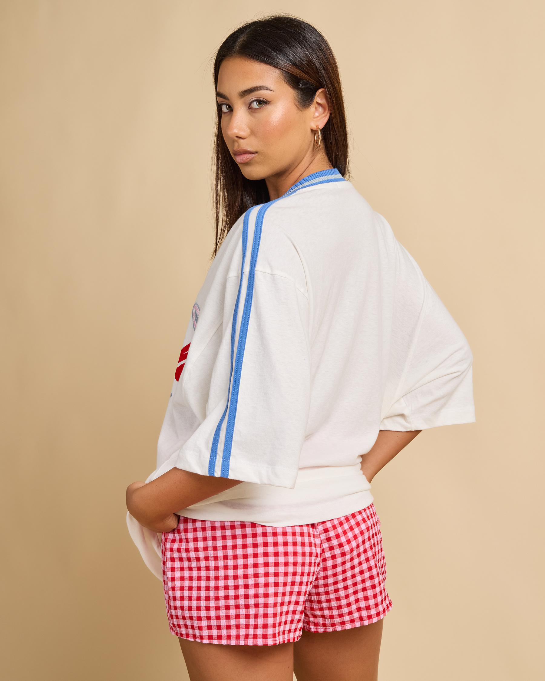 Bermuda Oversized V-Neck T-Shirt