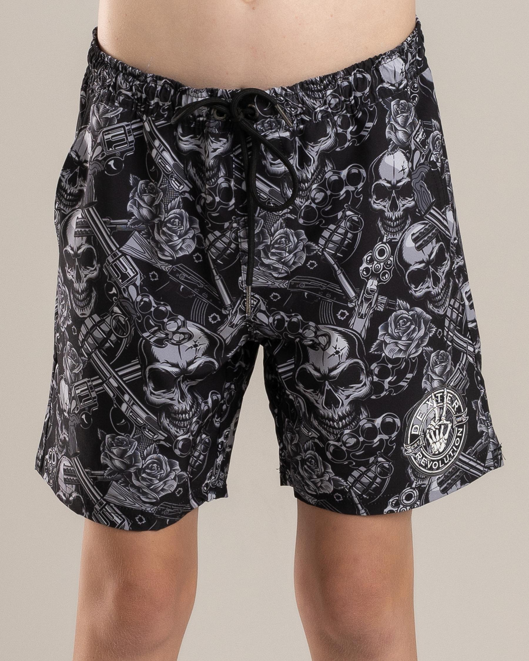 Ruin Elastic Waist Shorts