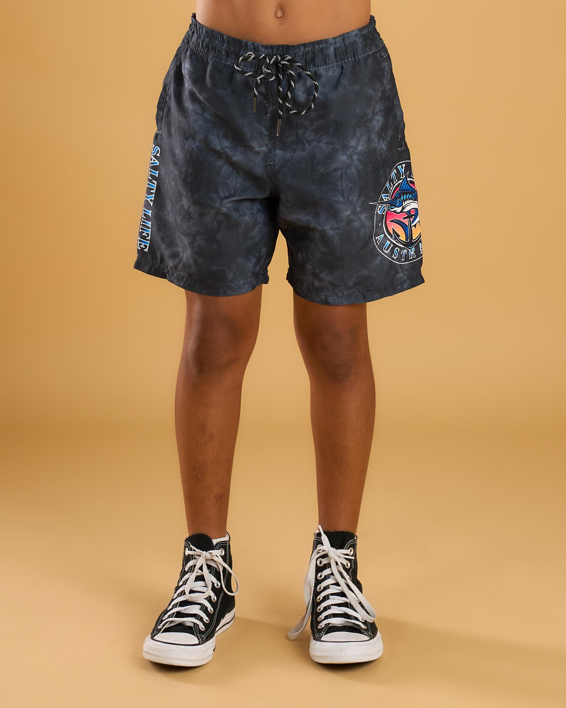 Big Tackle Elastic Waist Shorts