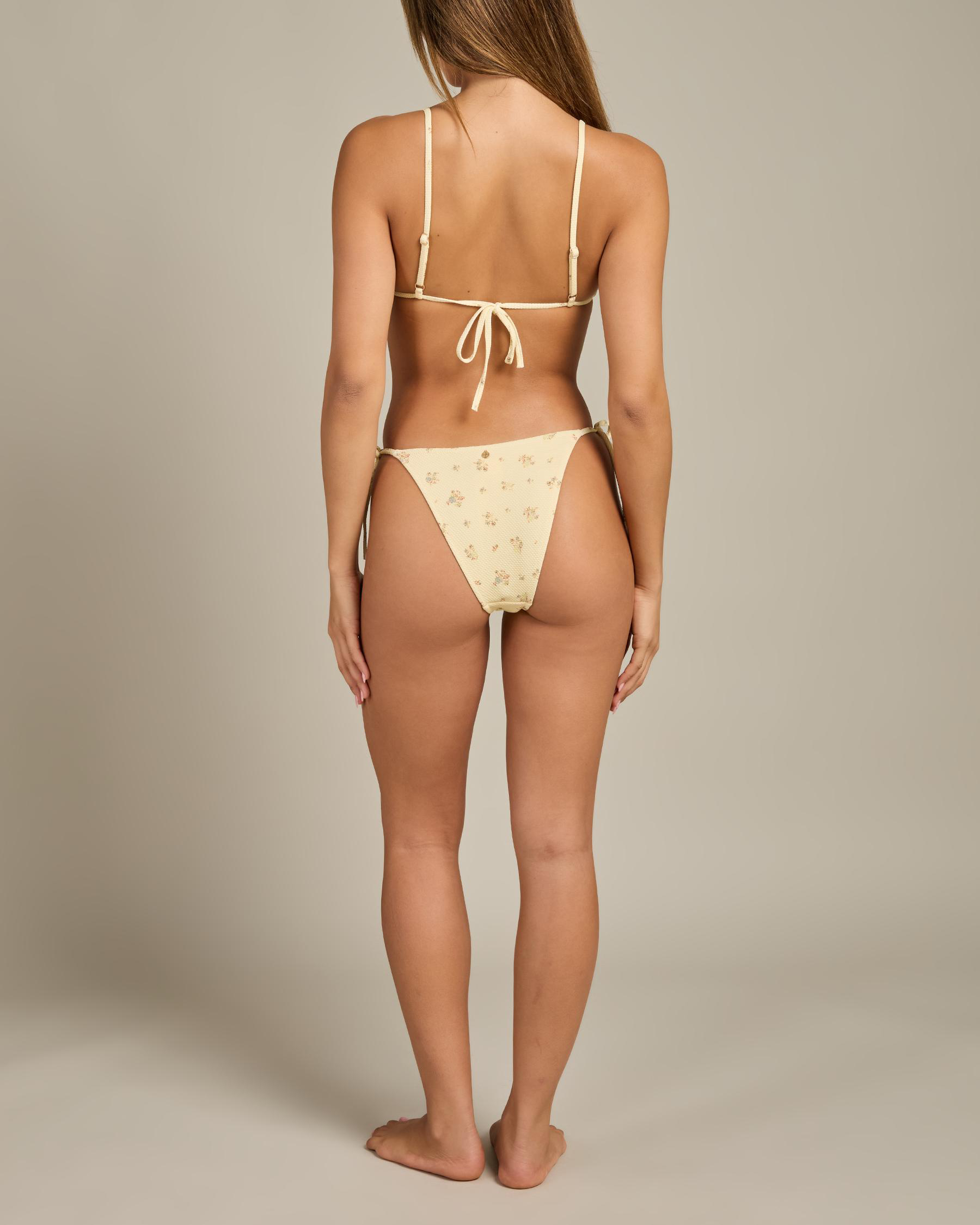 Dahlia Floral Tie Side Bikini Bottom