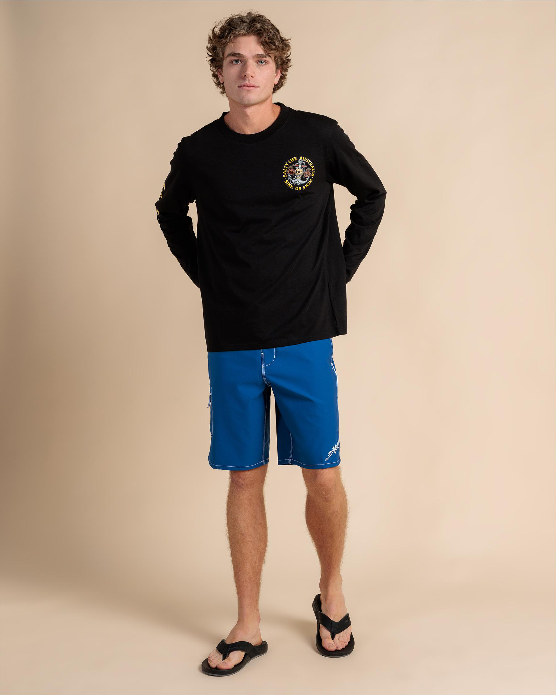 Sink or Swim Long Sleeve Surf T-Shirt