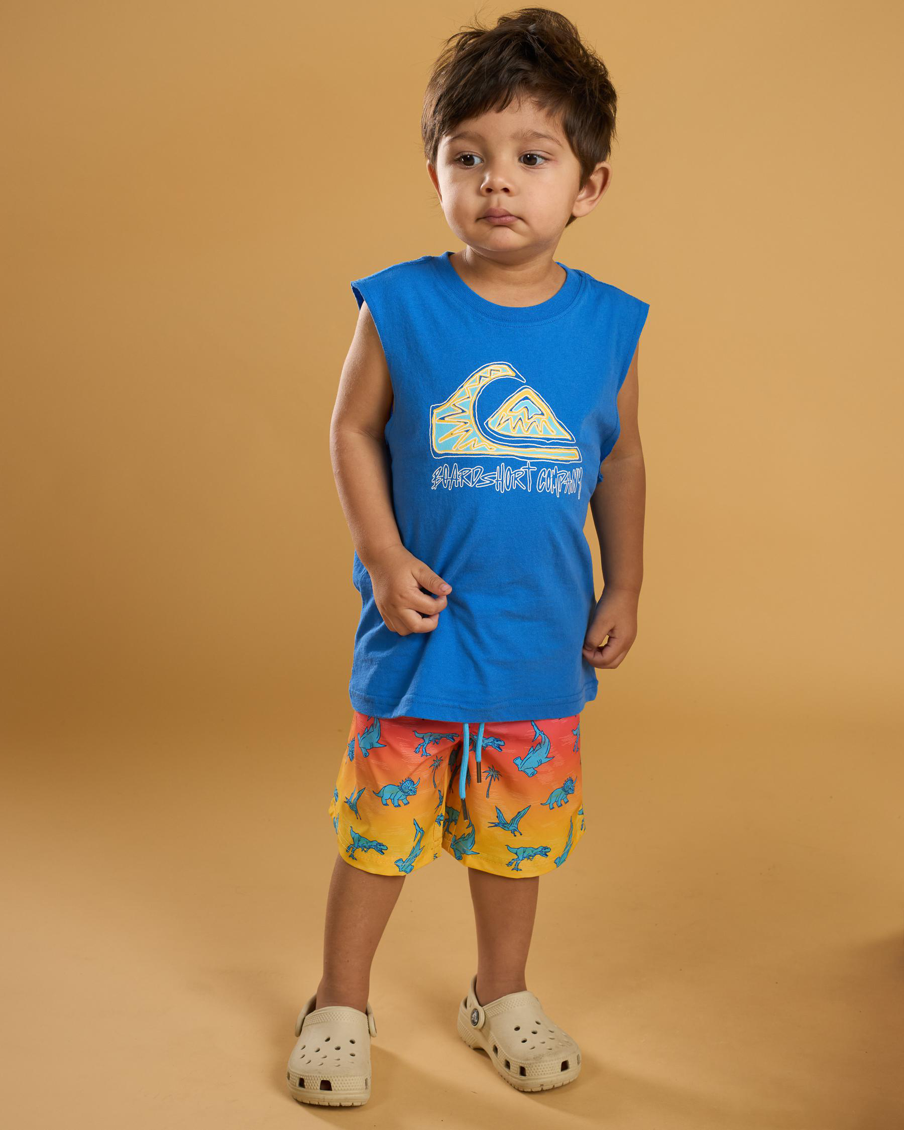 Toddlers Triassic Elastic Waist Shorts