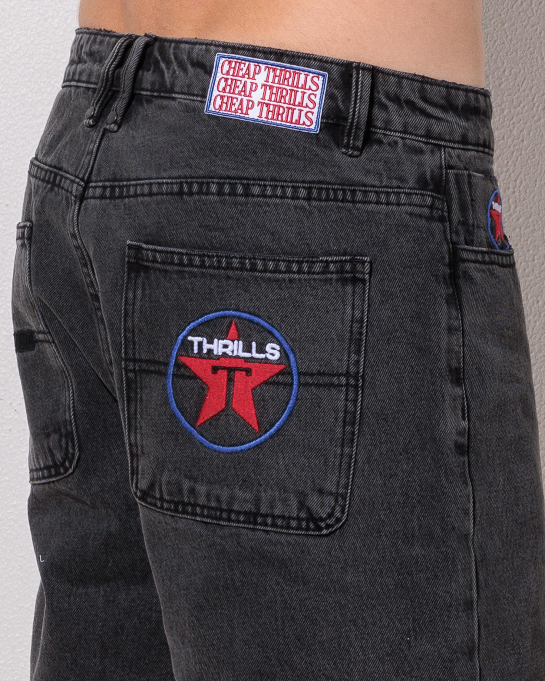 Super Charged Slacker Relaxed Denim Short