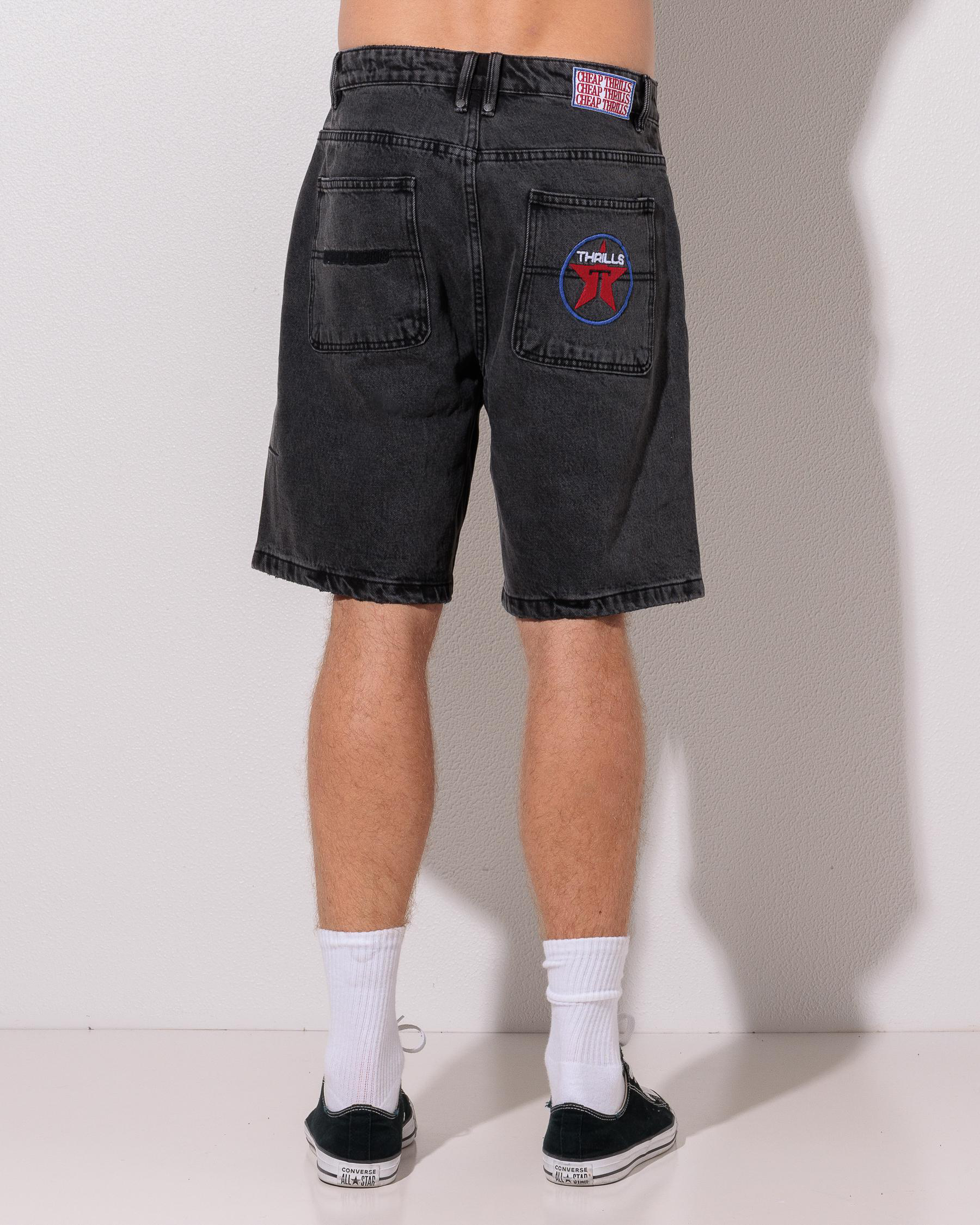 Super Charged Slacker Relaxed Denim Short