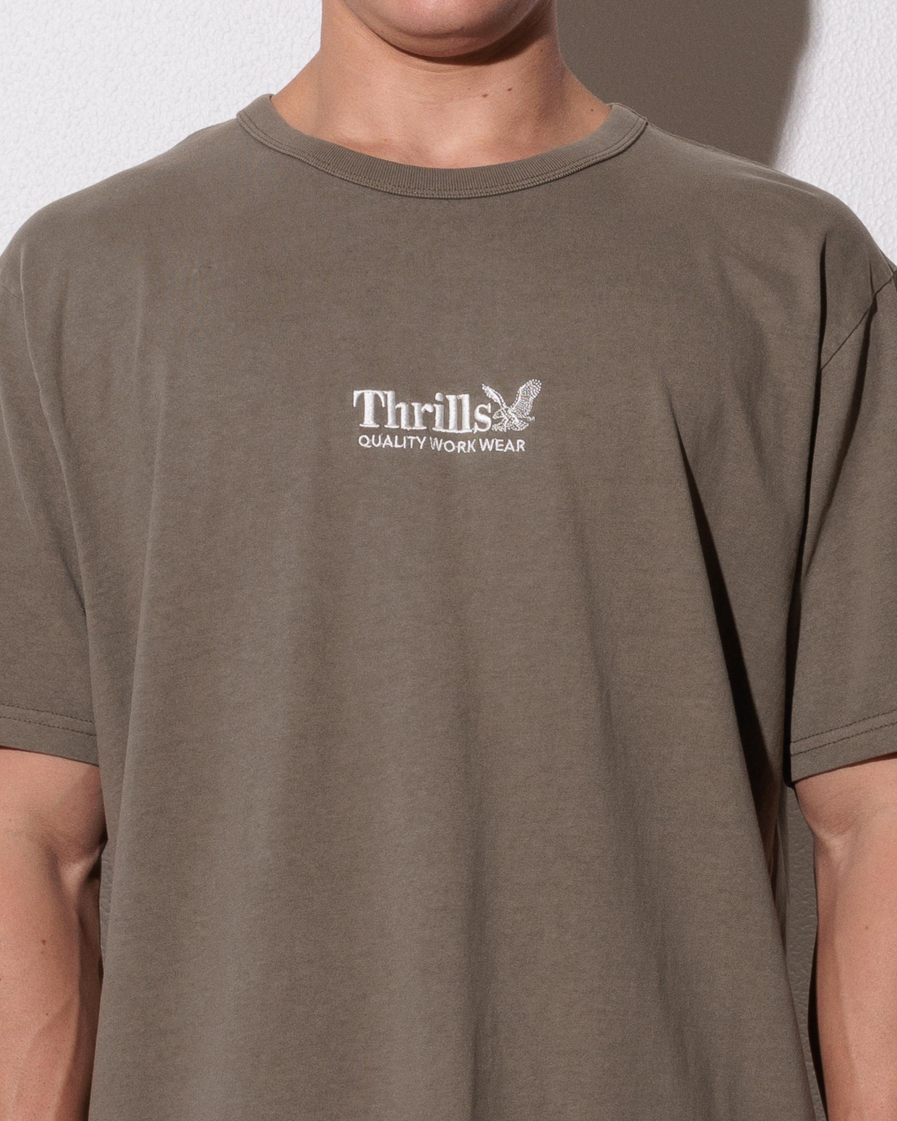 Thrills Workwear Embro Merch Fit T-Shirt