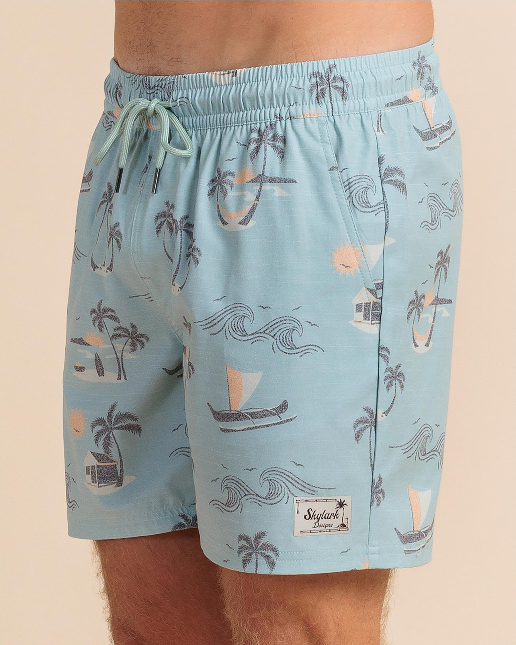 Mist Elastic Waist Shorts
