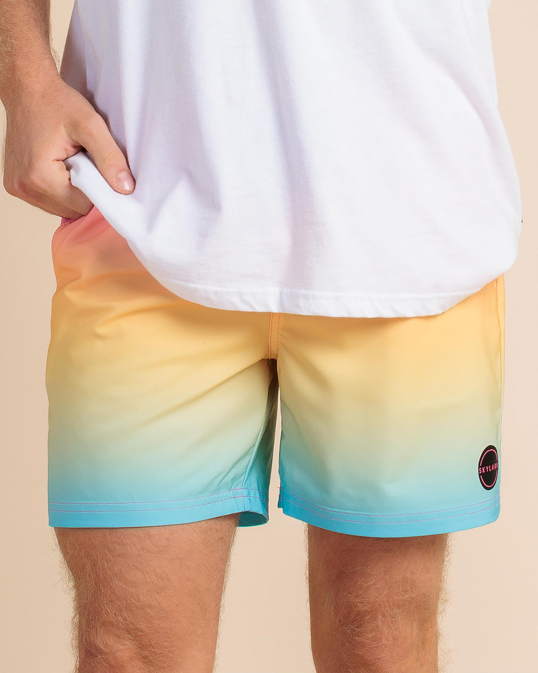 Raise Elastic Waist Shorts