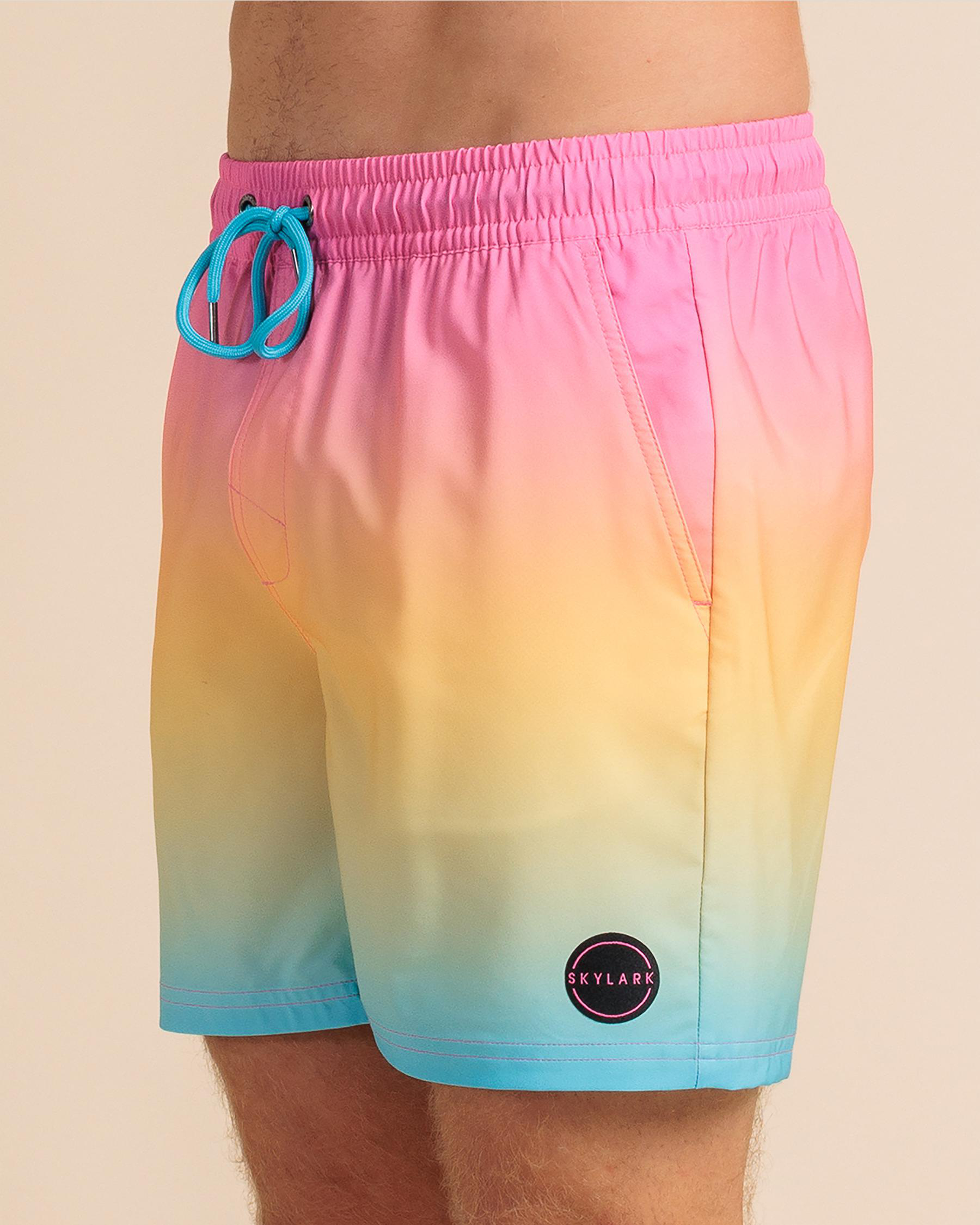 Raise Elastic Waist Shorts
