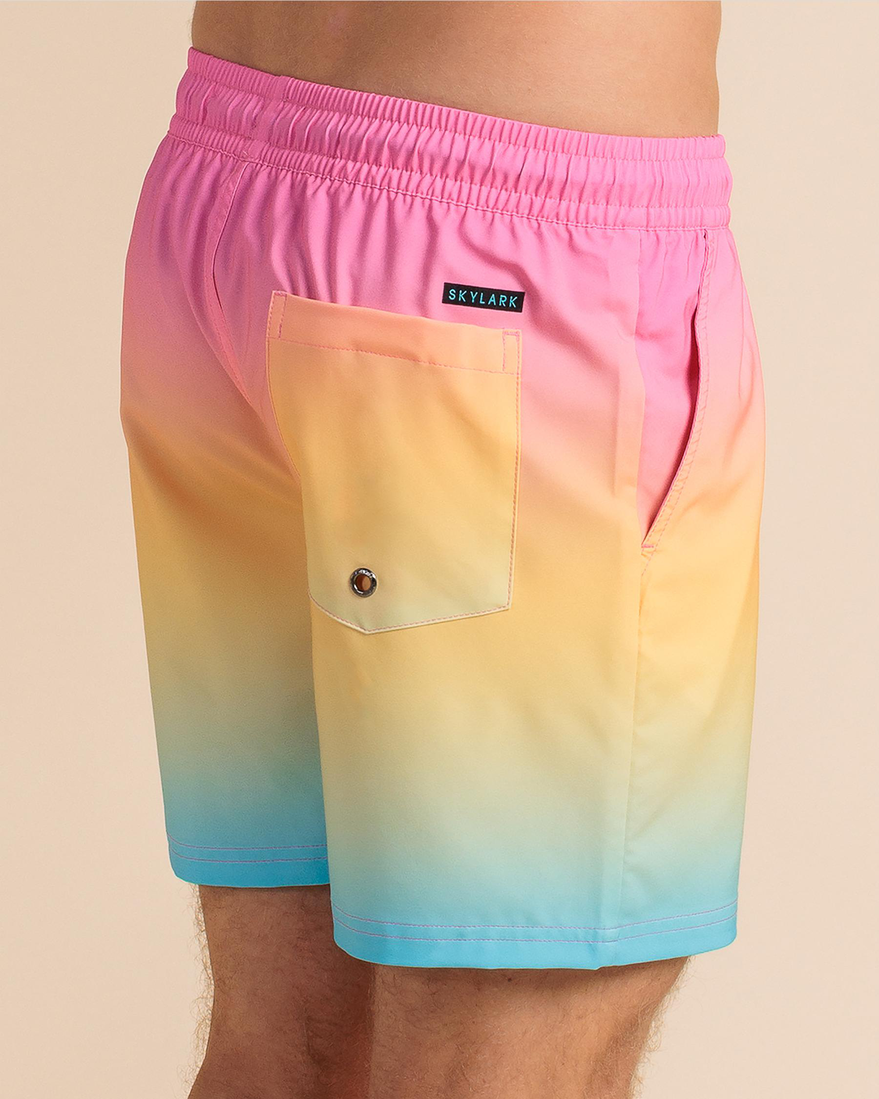 Raise Elastic Waist Shorts