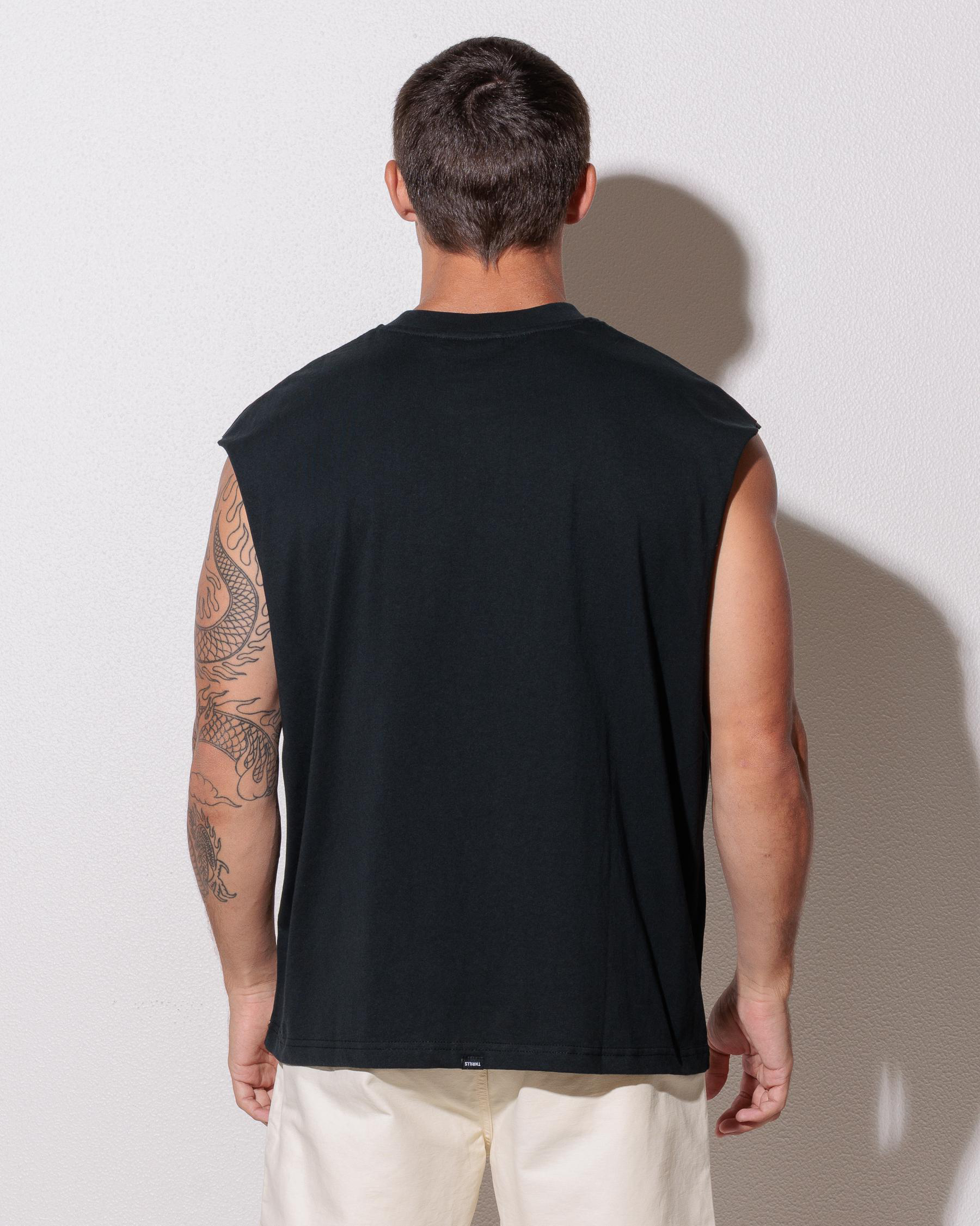 Calm State Embro Cropped Muscle Tank