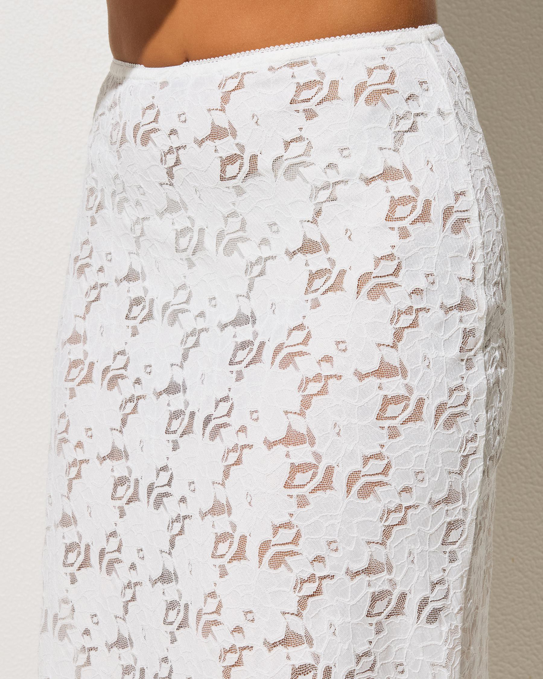 Meli French Lace Maxi Skirt