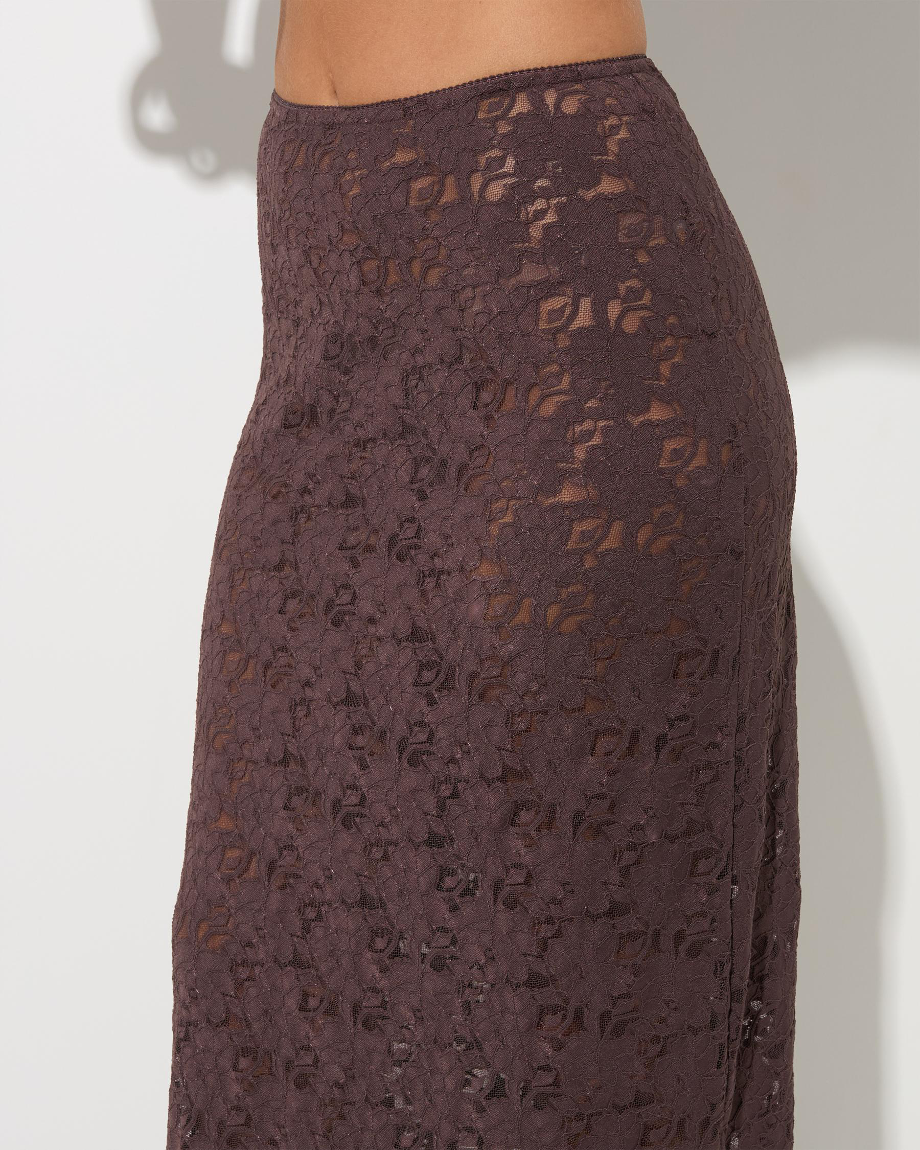 Meli French Lace Maxi Skirt