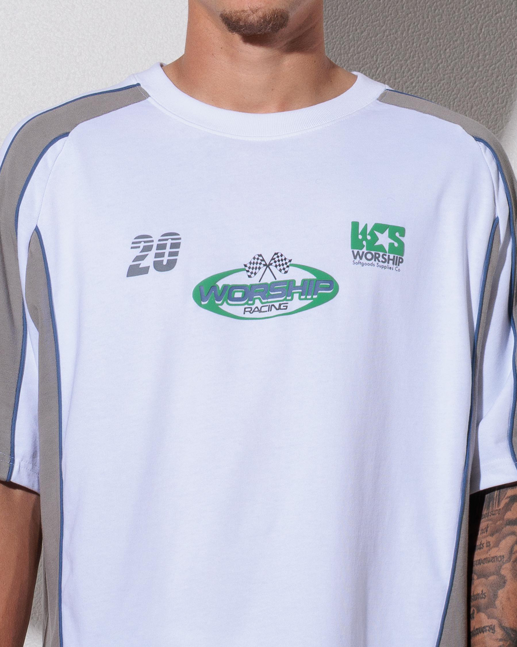 Grand Prix Panel Oversized Raglan T-Shirt