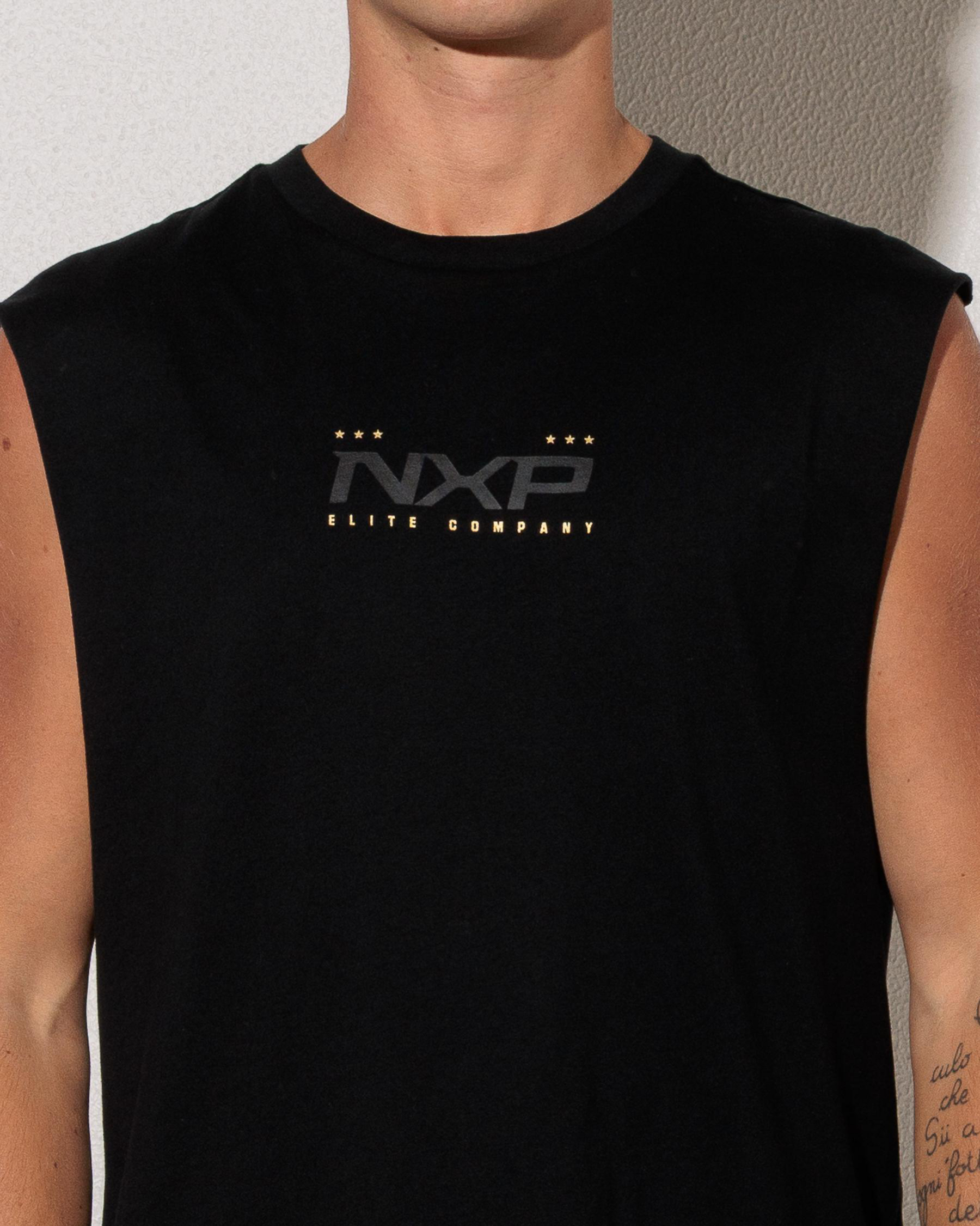 Deliberate Dual Curved Muscle Tank