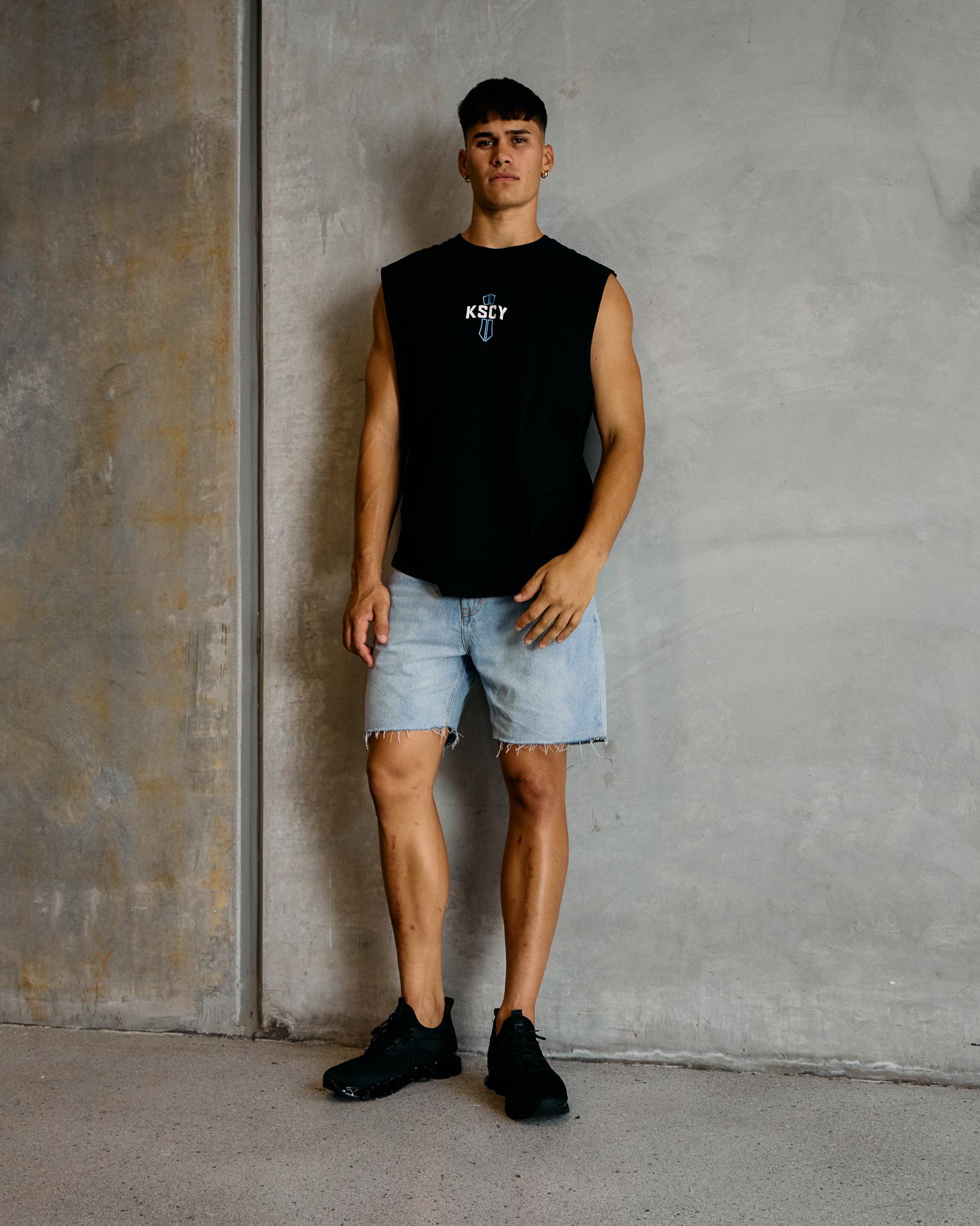 Spray Dual Curved Muscle Tank